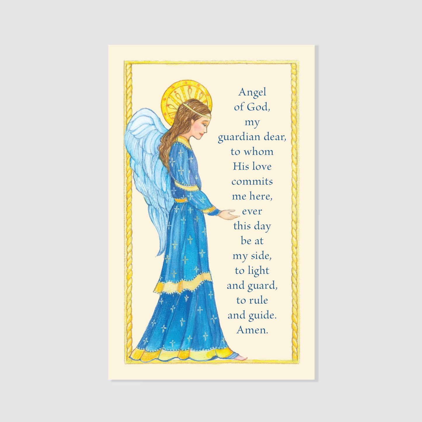 Guardian Angel Prayer - Personalized Prayer Card