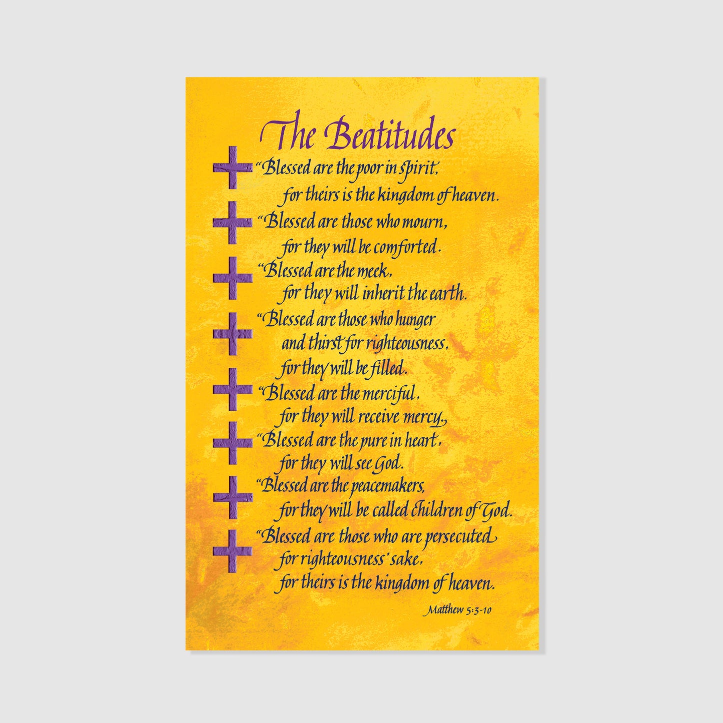 The Beatitudes - Prayer Card