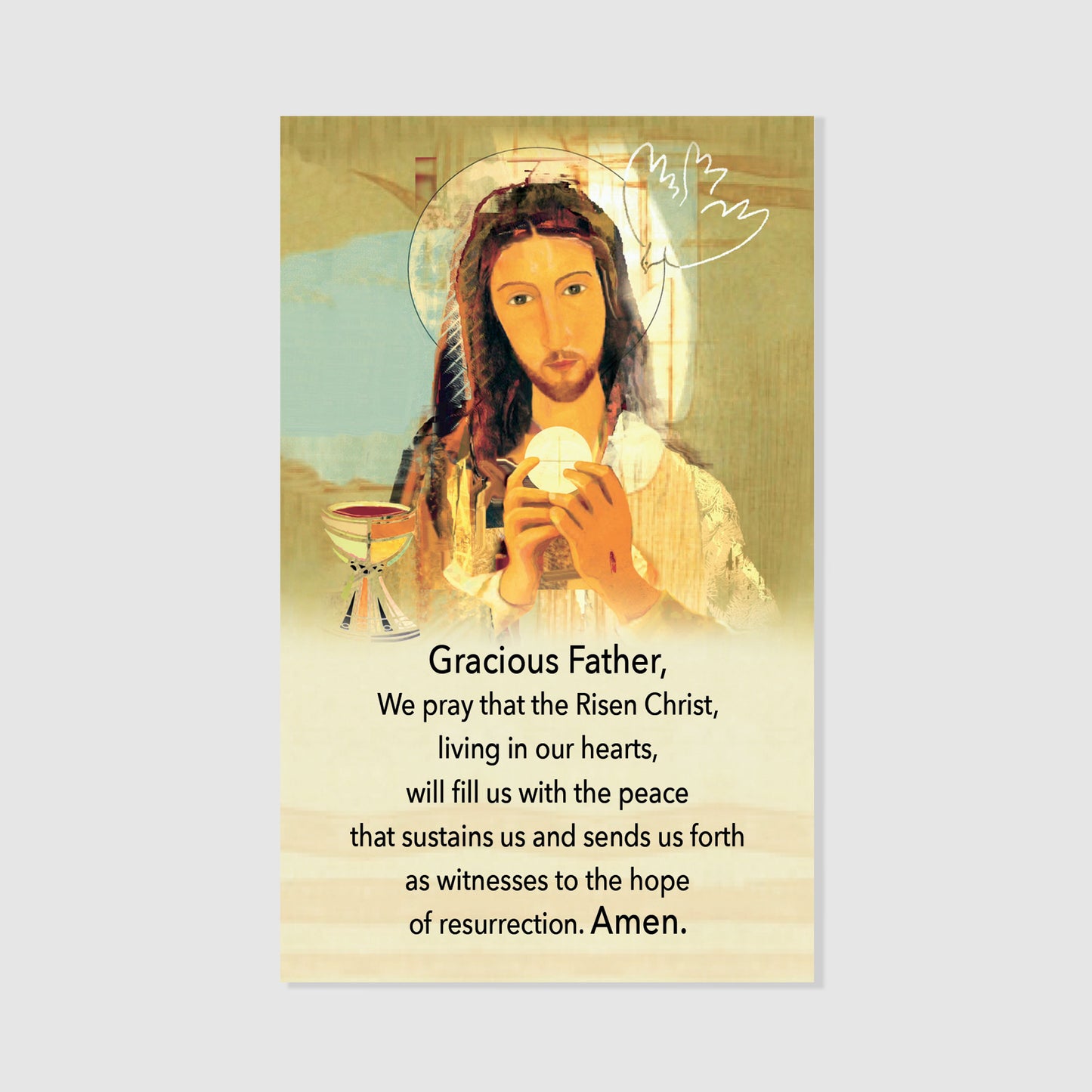 Gracious Father Easter Prayer - Easter Prayer Card Personalized