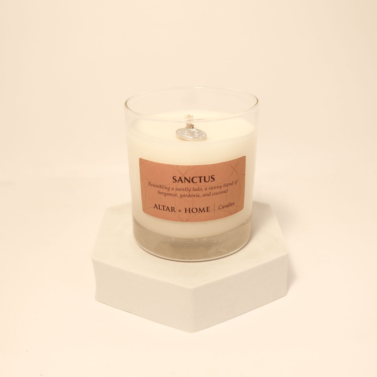 Sanctus - Scented Candle (White Wax)