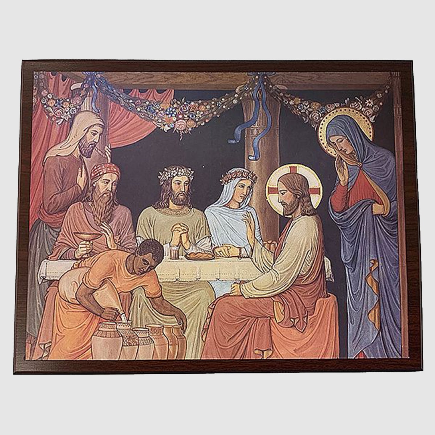 Wedding at Cana on Wood