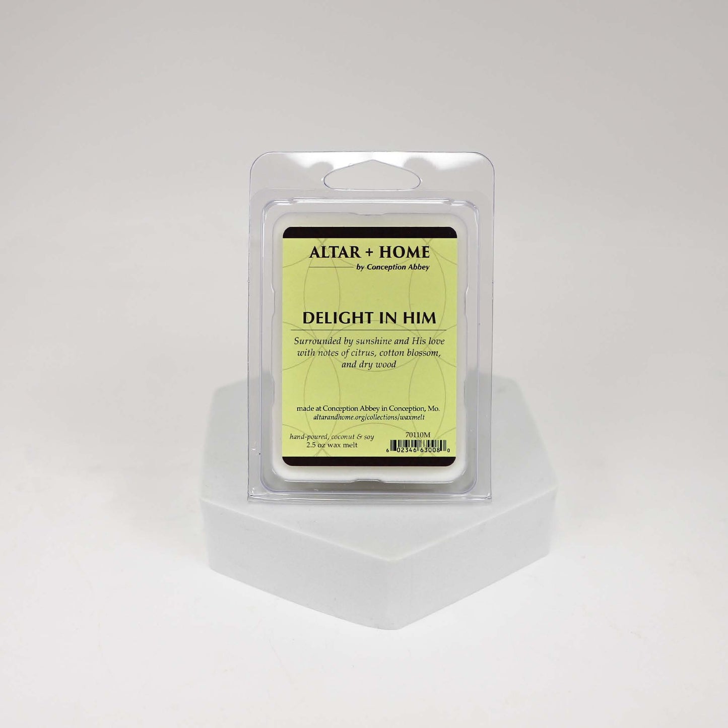 Delight in Him - Wax Melt (White Wax)