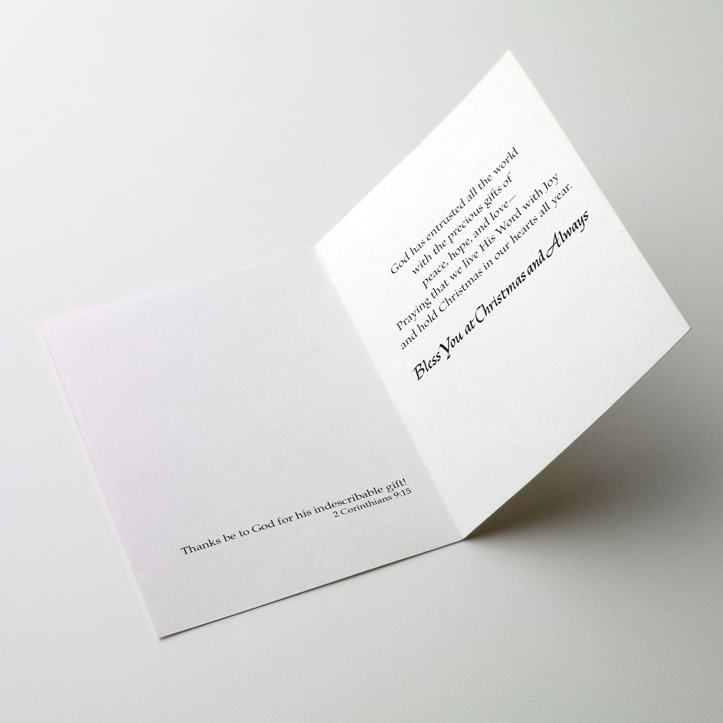 God's Precious Gifts - Heritage Spirit of Christmas Card Personalized