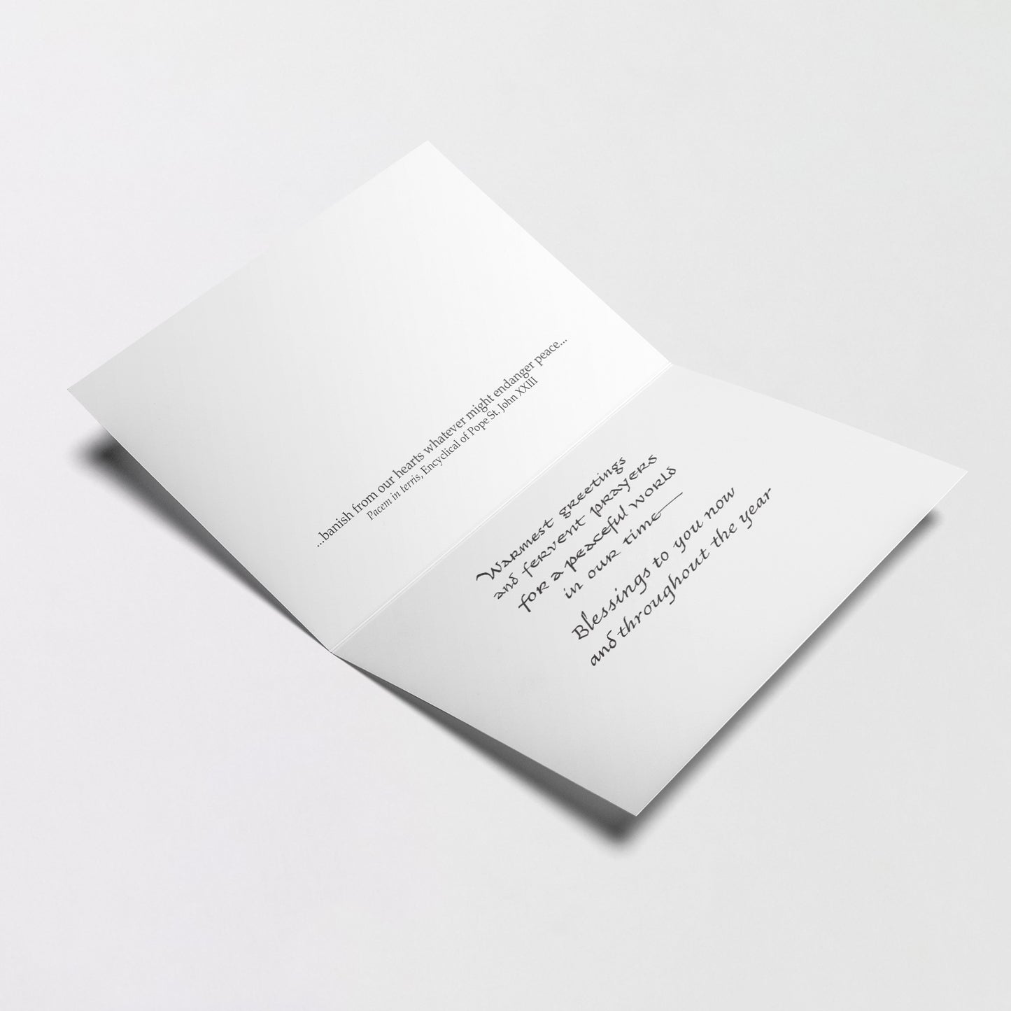 Peace on Earth - Heritage Spirit of Christmas Card Personalized