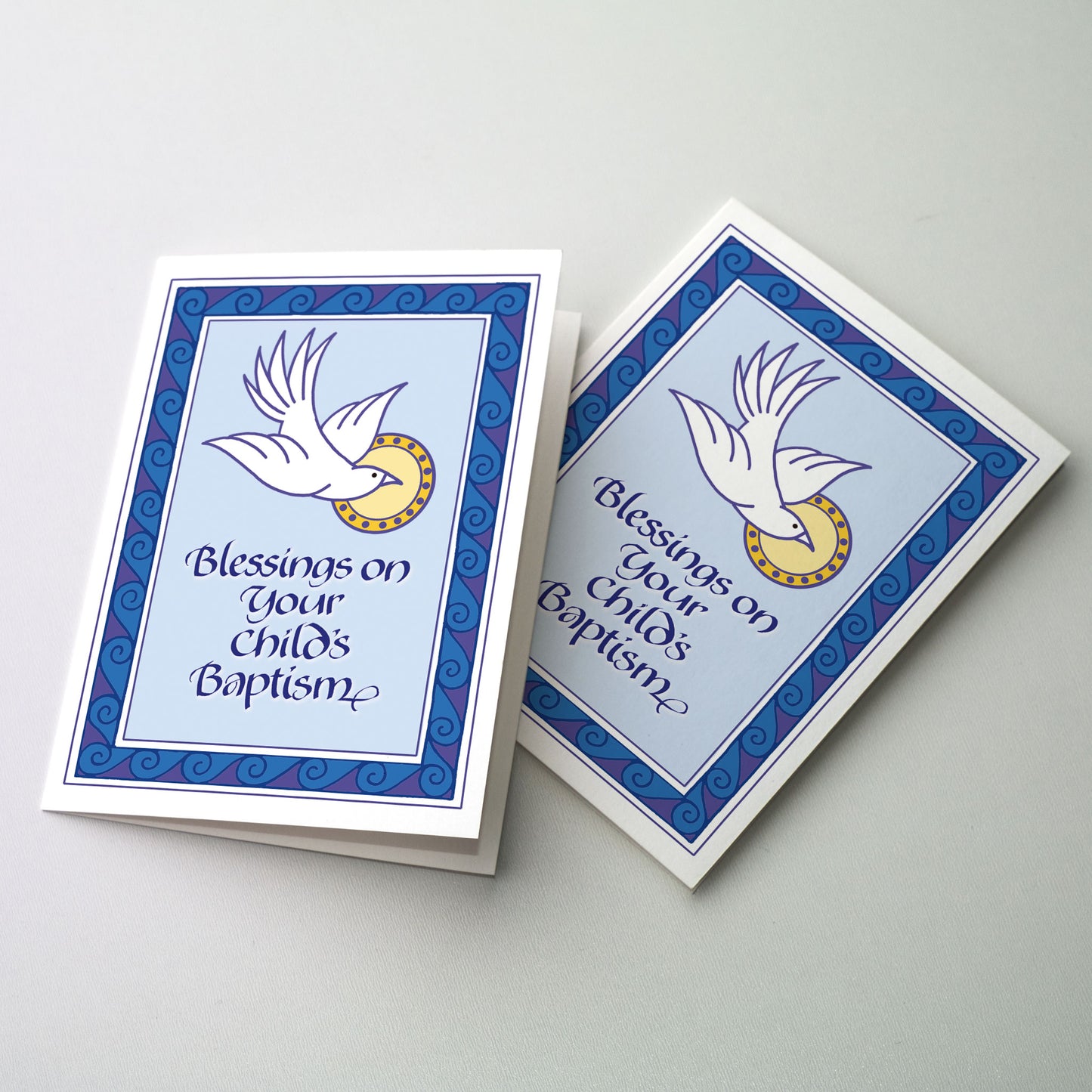 Blessings on Your Child's Baptism - Baptism Card