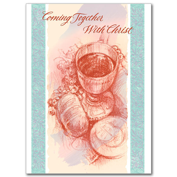 Rejoice with those receiving their First Communion. The cards measure 5.93" by 4.38".