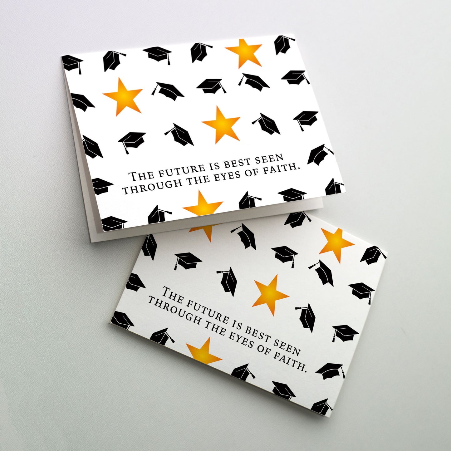 The Future Is Best Seen Through the Eyes of Faith - Graduation Card
