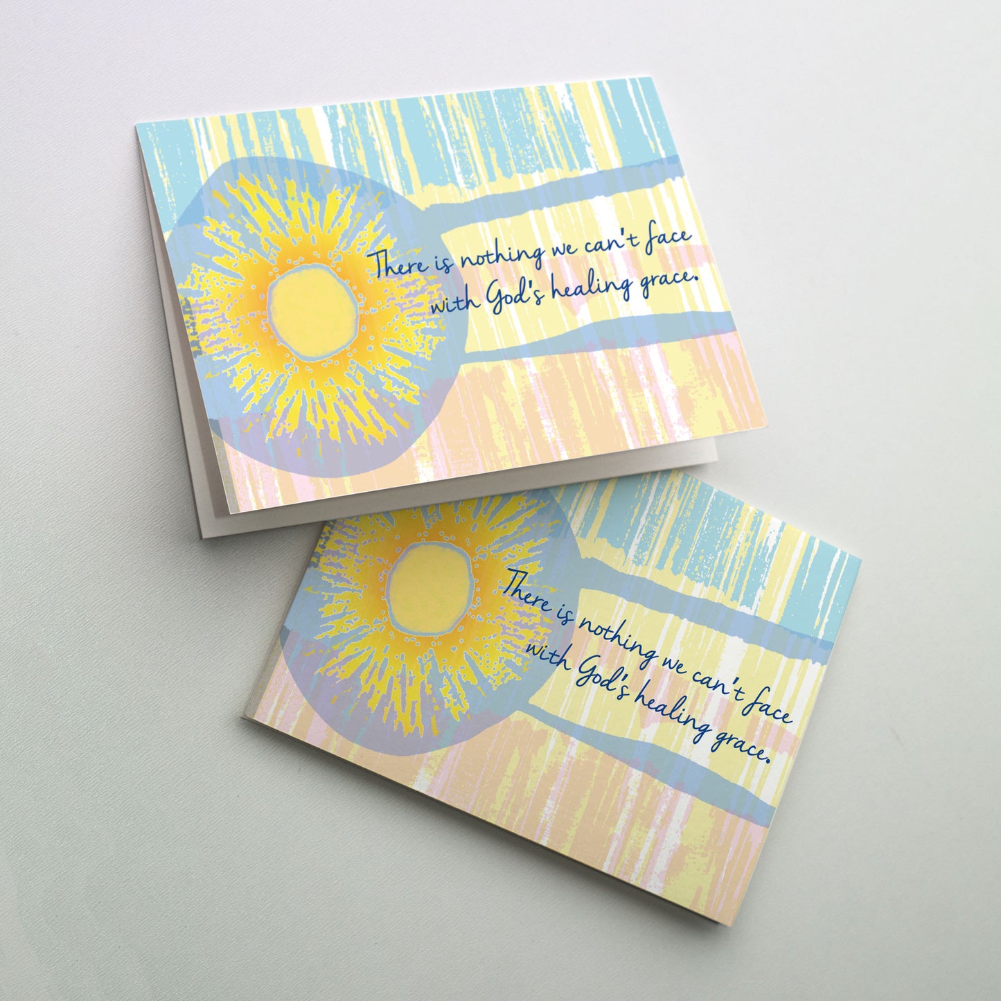 There Is Nothing We Can't Face with God's Healing Grace - Get Well Card