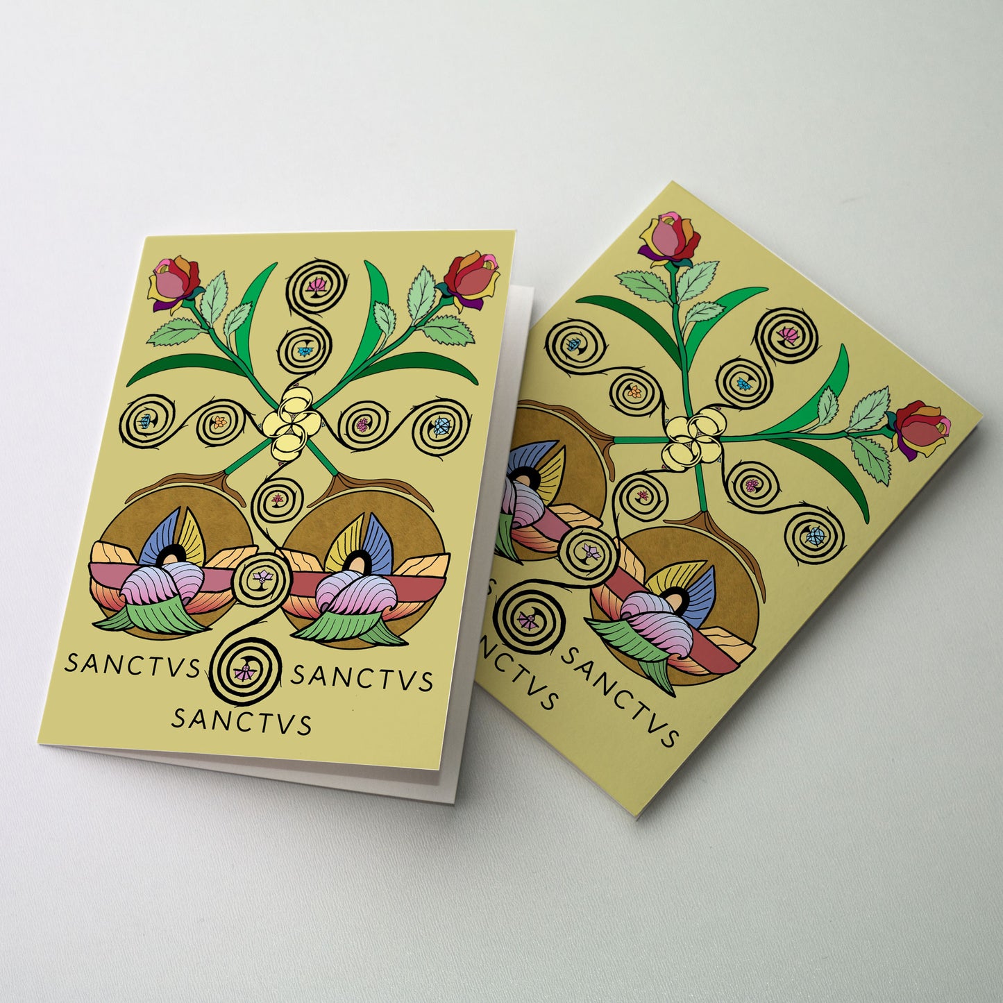 Sanctus Sanctus Sanctus - Mass Card for a Deceased Person