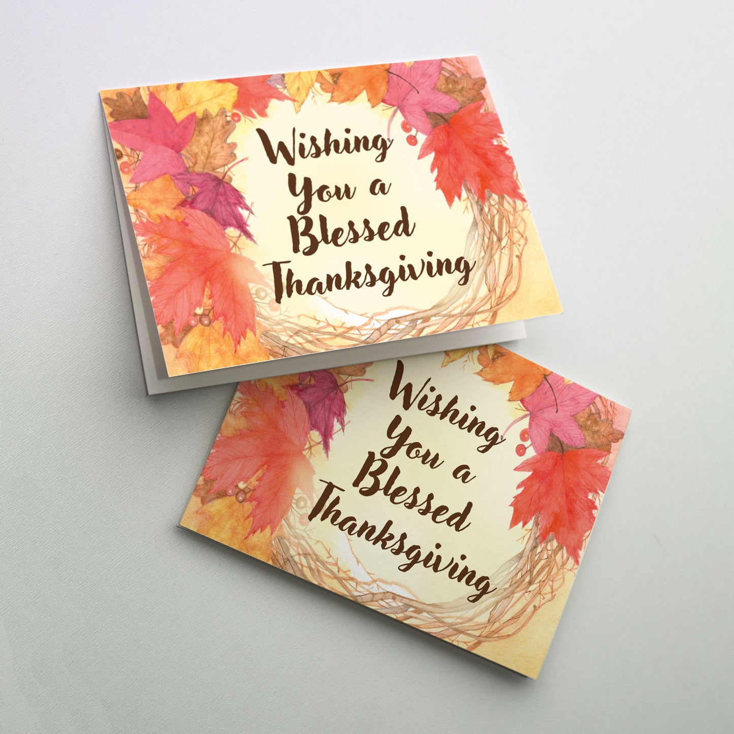 Wishing You a Blessed Thanksgiving Thanksgiving Card