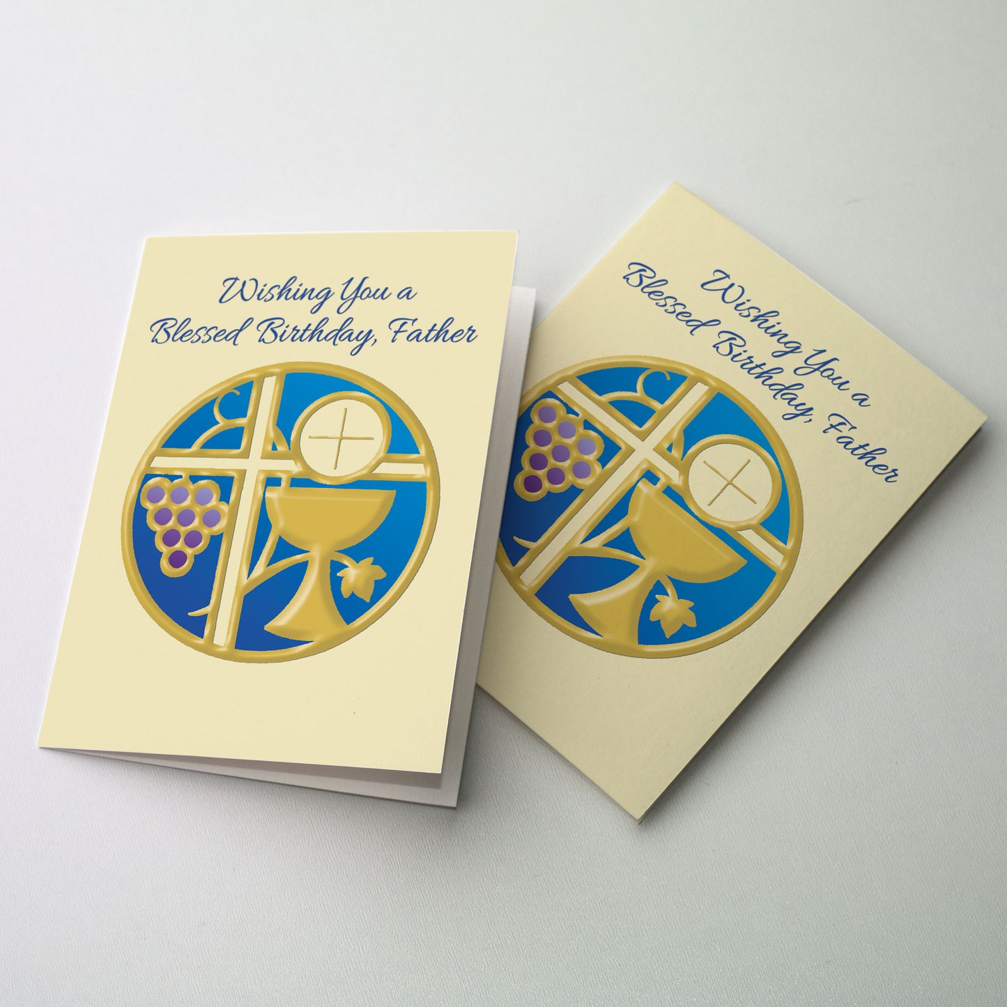 Wishing You a Blessed Birthday, Father - Birthday Card for Priest