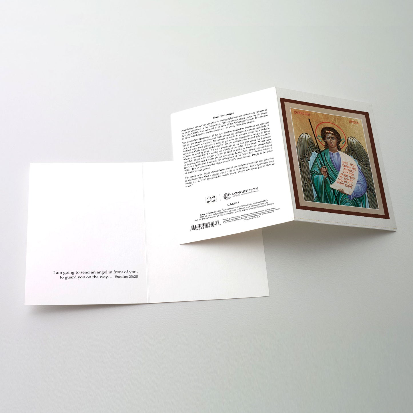 Guardian Angel - Icon Greeting Card