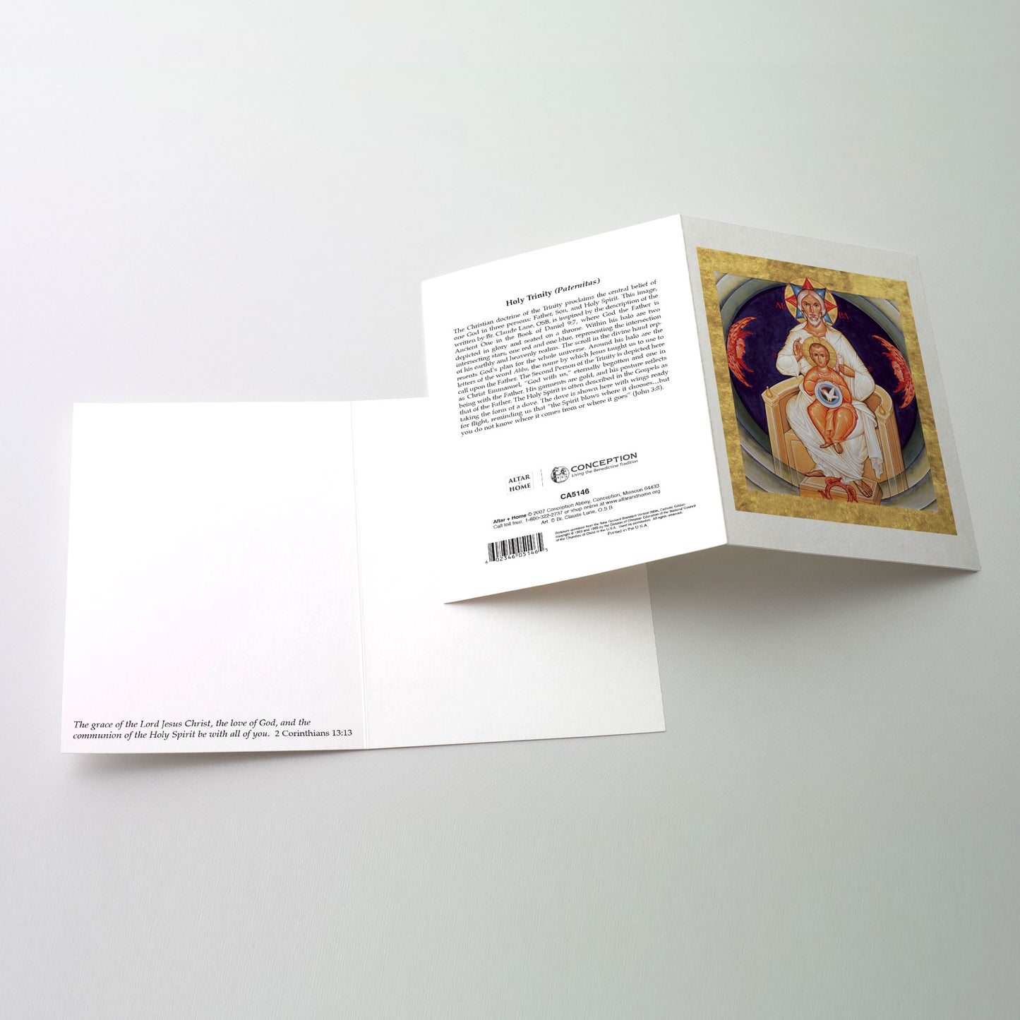 Holy Trinity (Paternitas) - Icon Greeting Card