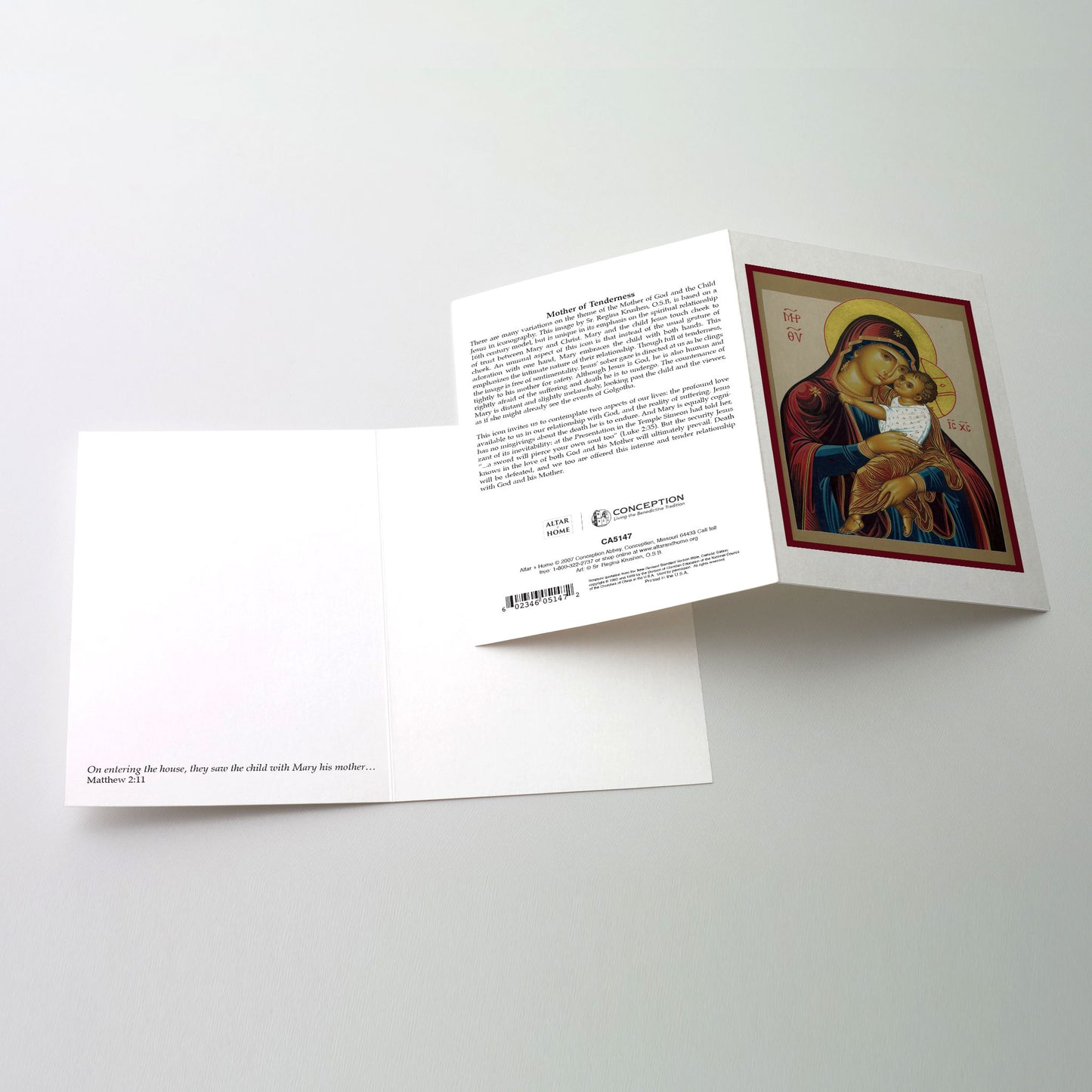 Mother of Tenderness - Icon Greeting Card