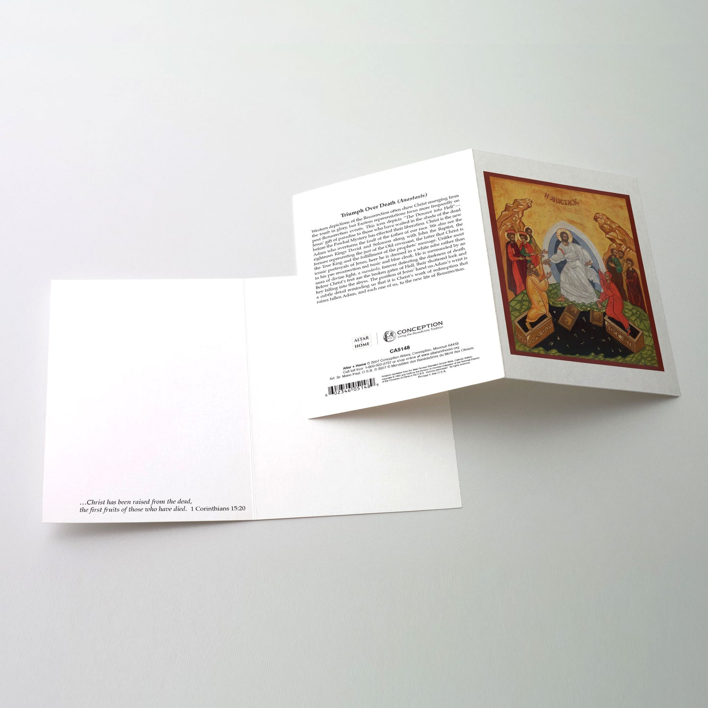 Triumph Over Death (Anastasis) - Icon Greeting Card