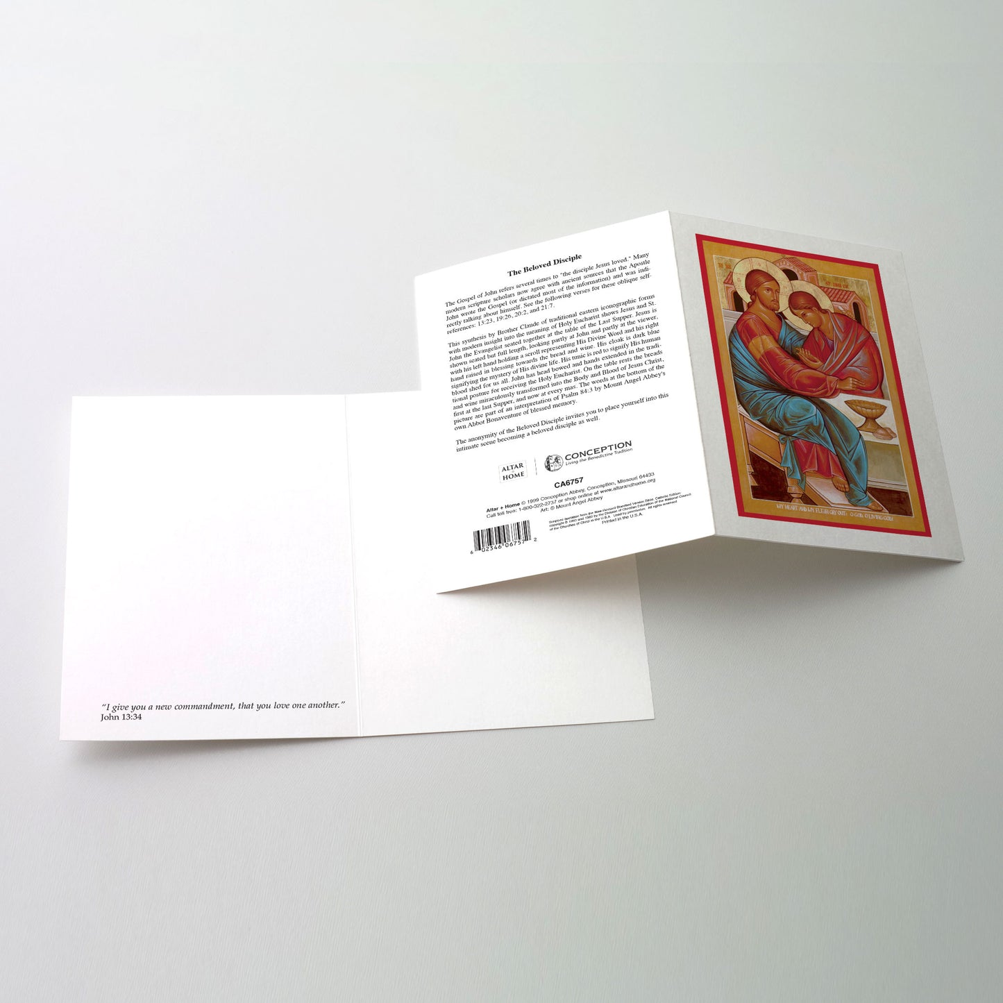 The Beloved Disciple - Icon Greeting Card