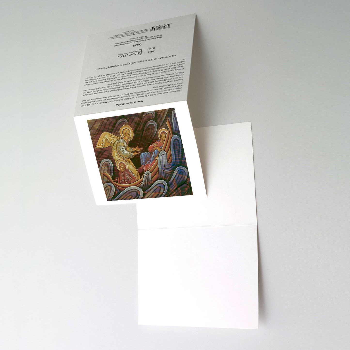 Storm on the Sea of Galilee - Icon Greeting Card