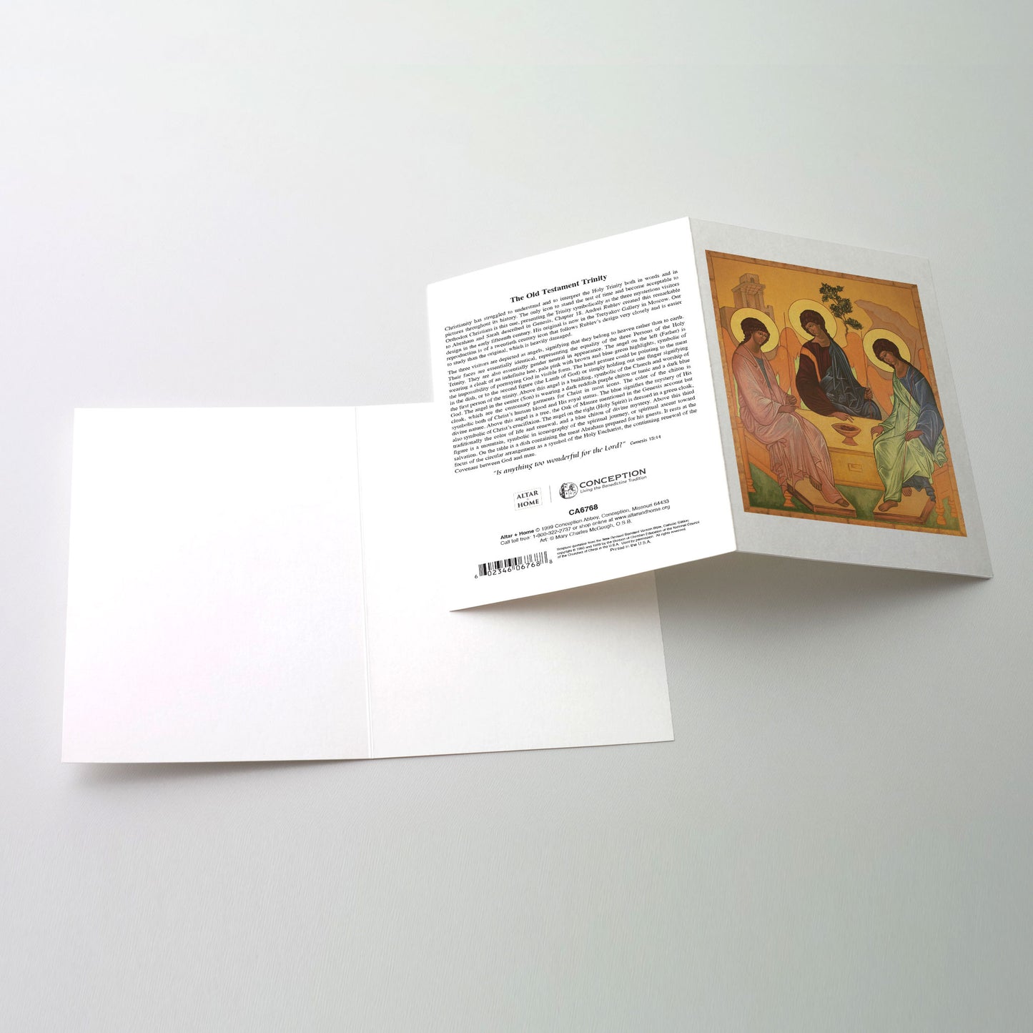 The Old Testament Trinity - Icon Greeting Card
