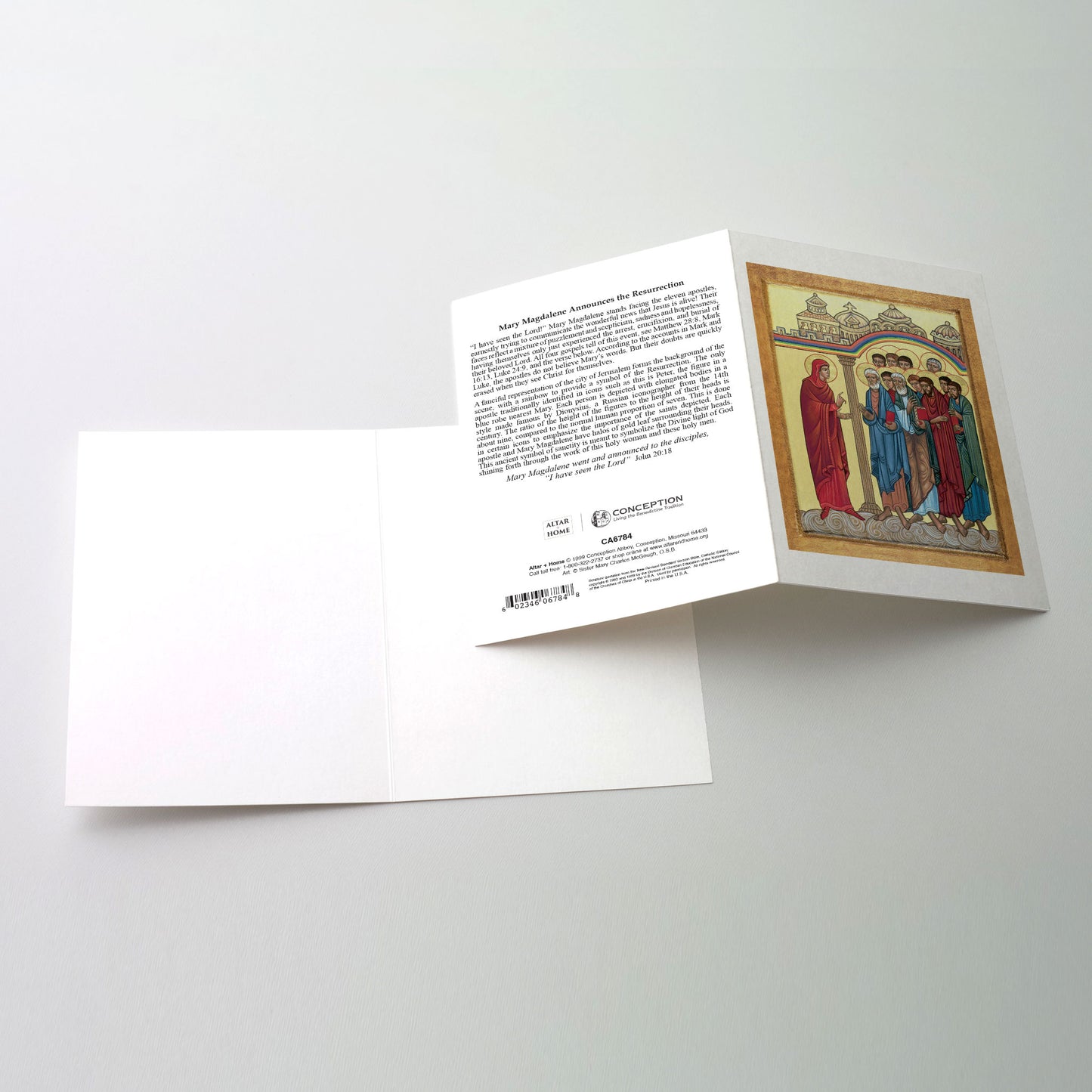 Mary Magdalene Announces the Resurrection - Icon Greeting Card
