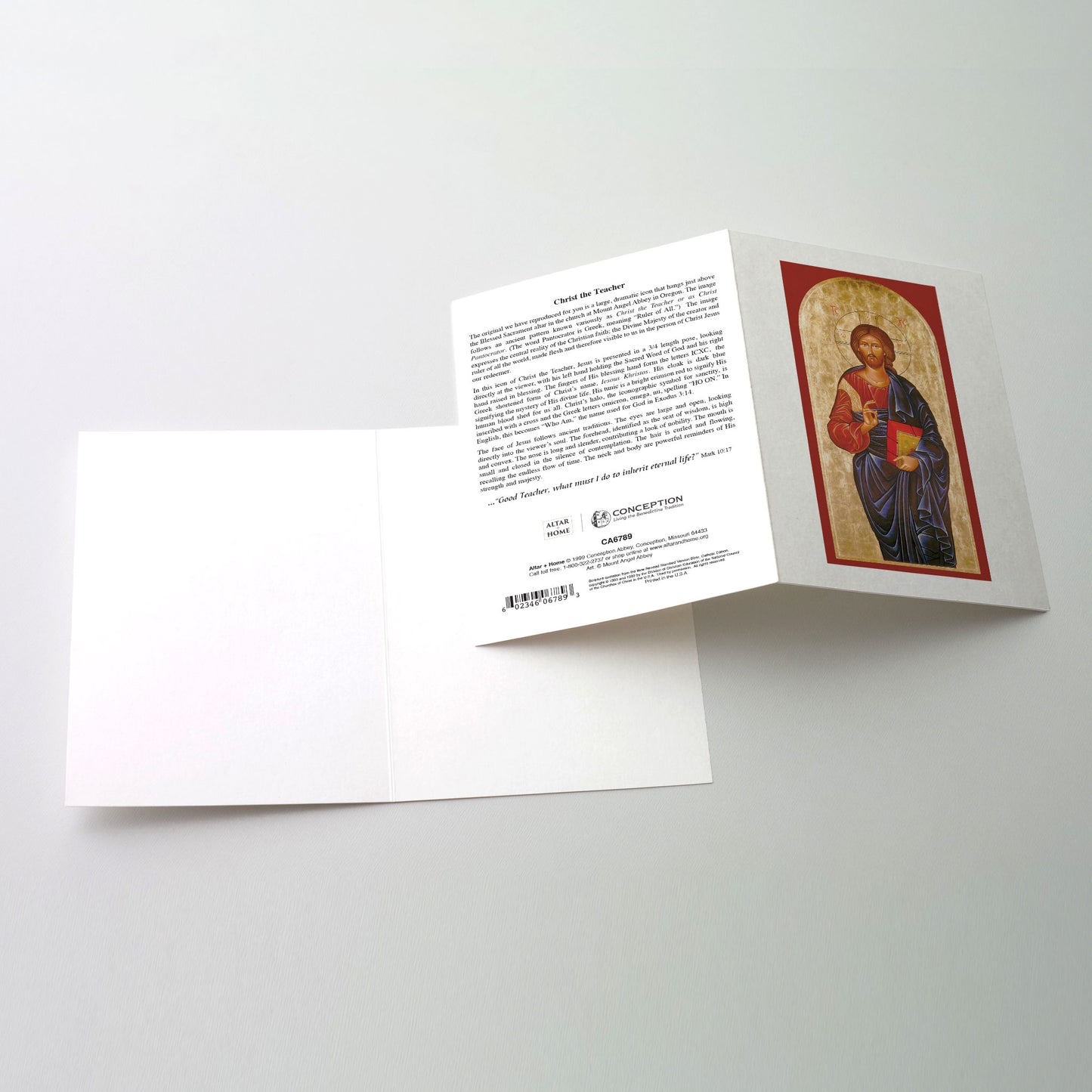Christ the Teacher - Icon Greeting Card