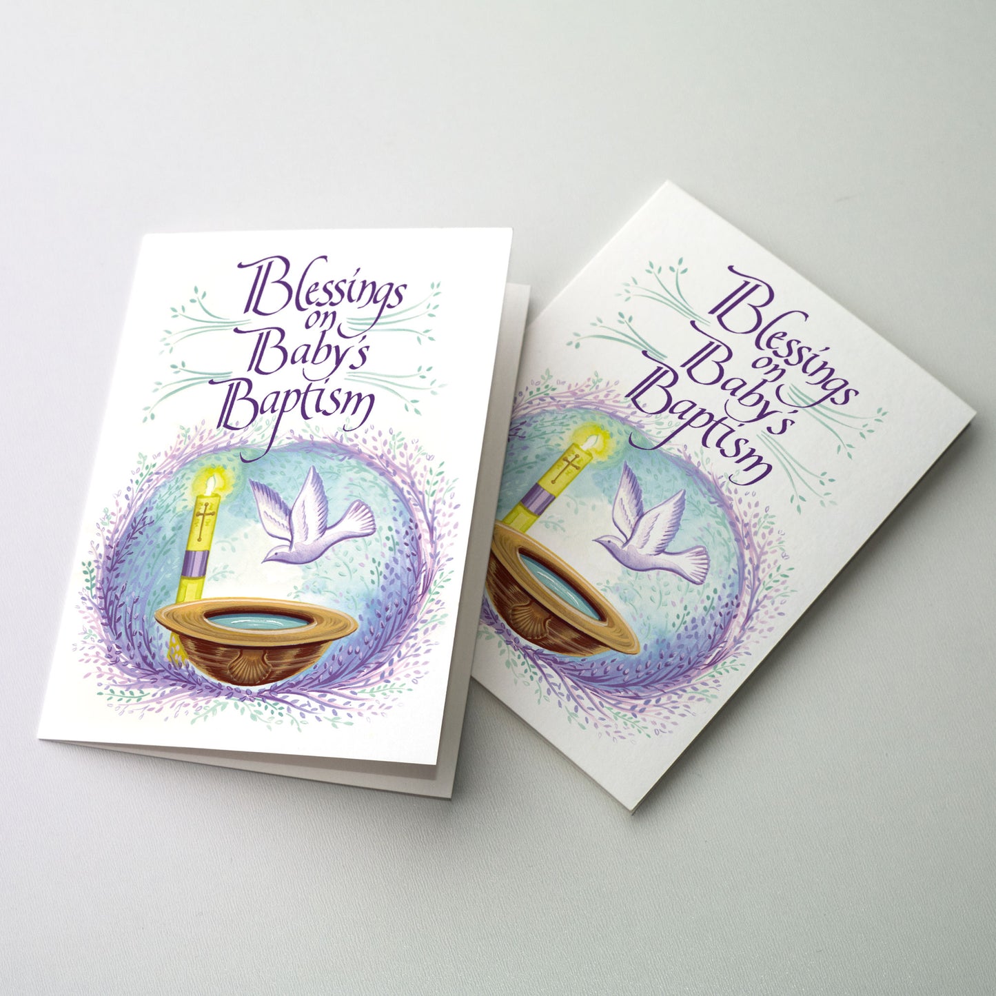 Blessings on Baby's Baptism - Baptism Card, Child