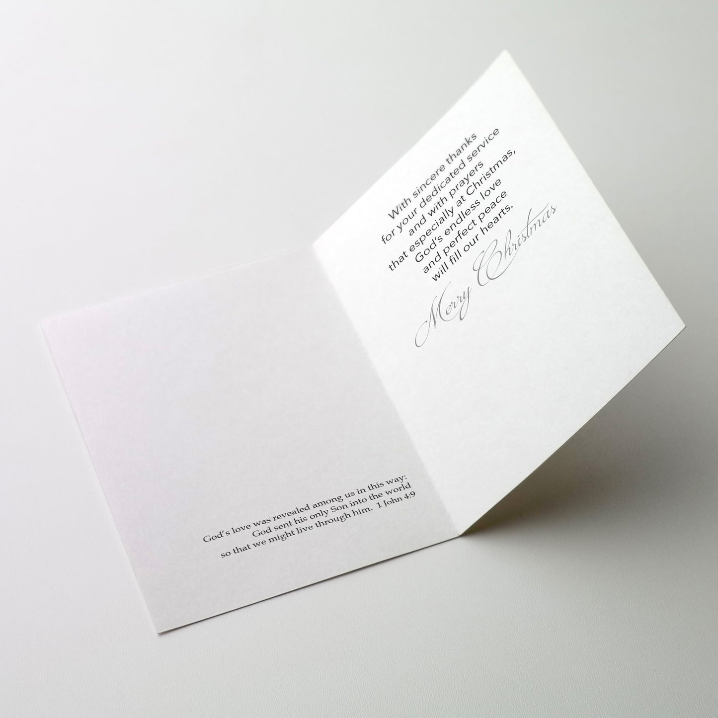 With Gratitude, Deacon Especially at Christmas - Deacon Christmas Card