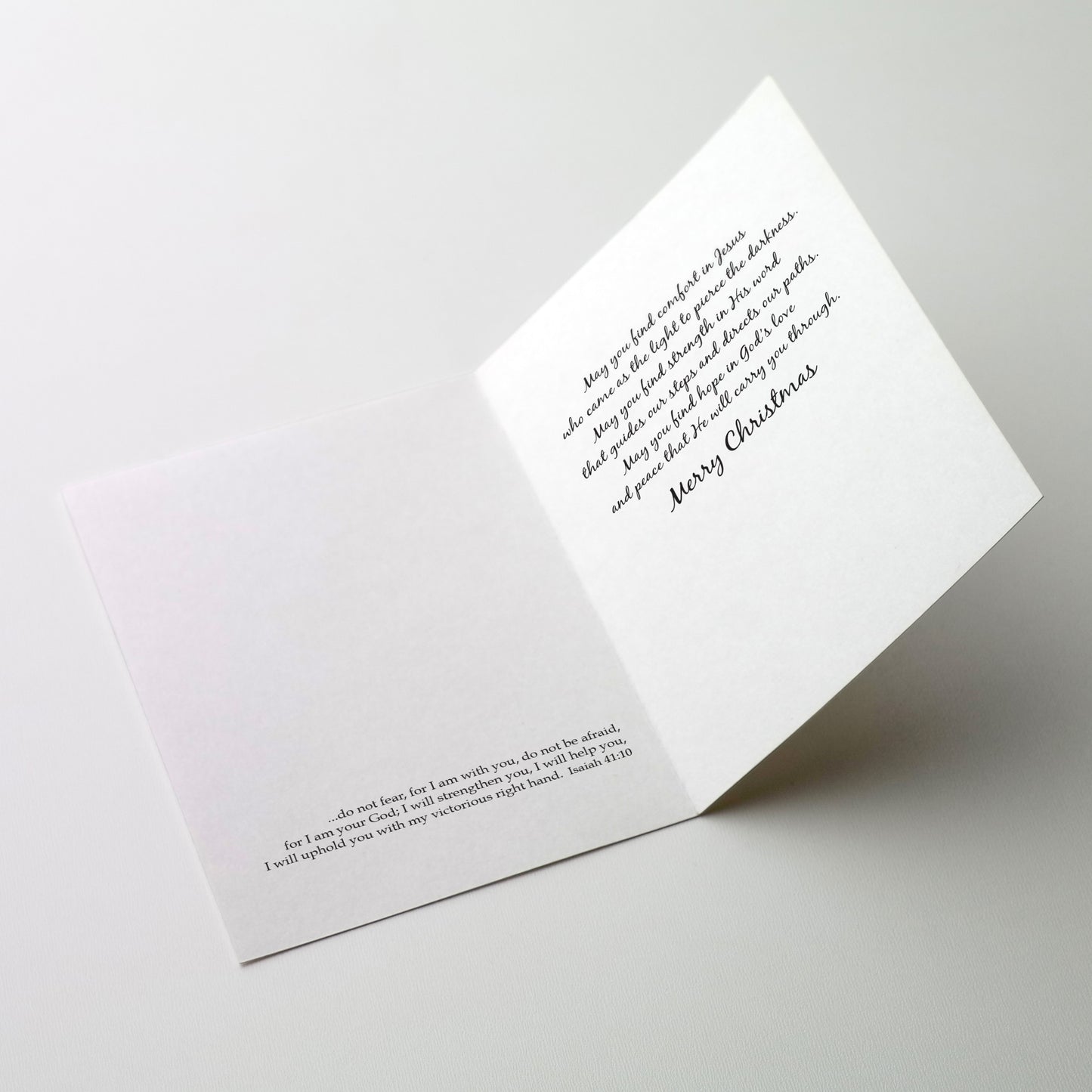With Caring Thoughts of You at Christmas - Difficult Christmas Card
