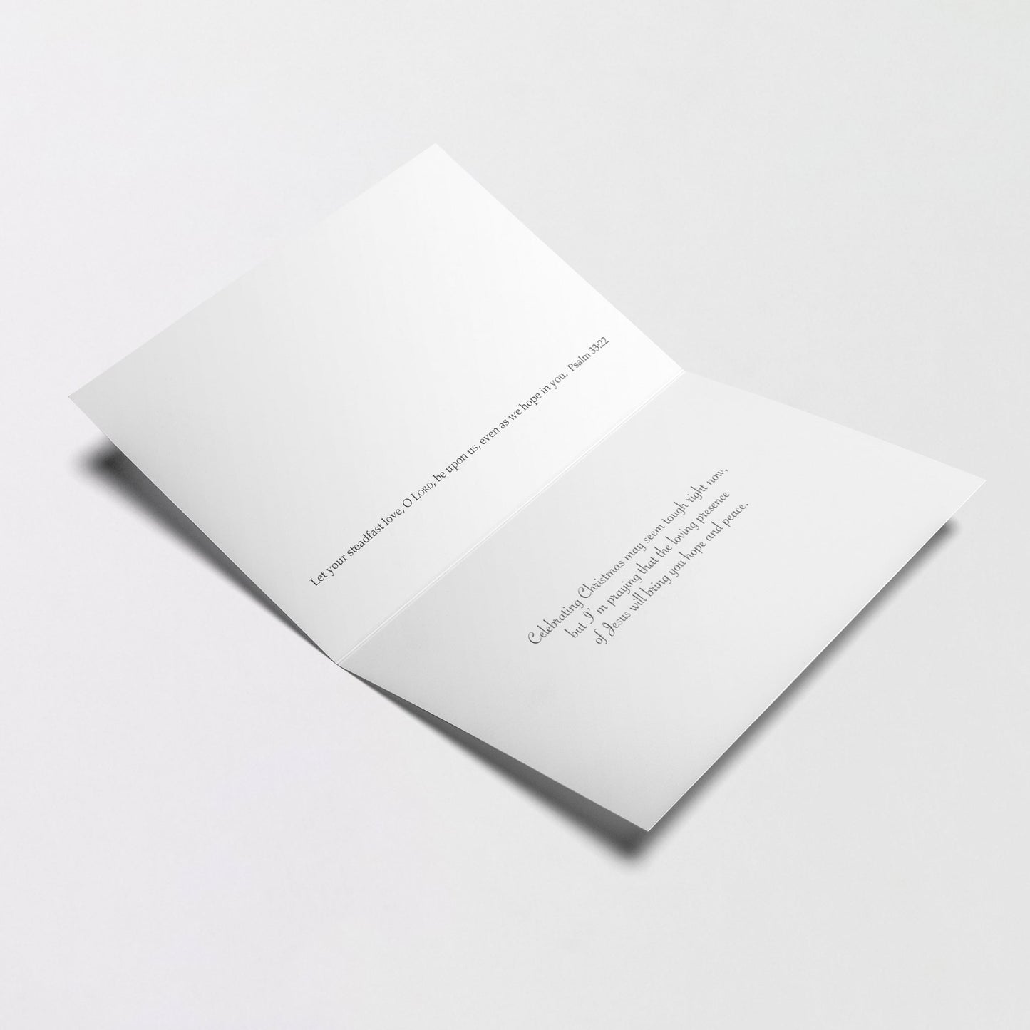 Jesus Enlightens Our Weary World - Difficult Christmas Card Personalized