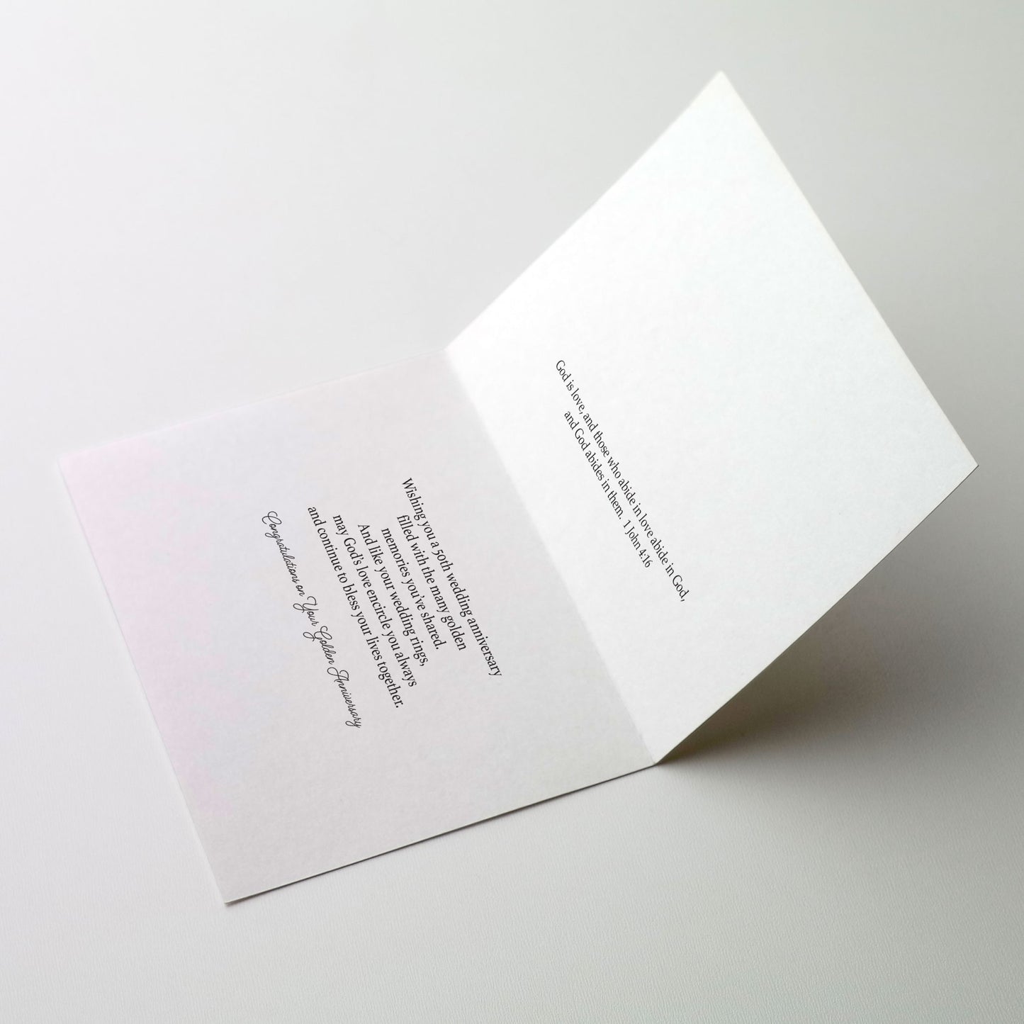 God Bless Your Golden Anniversary - Wedding Anniversary Card