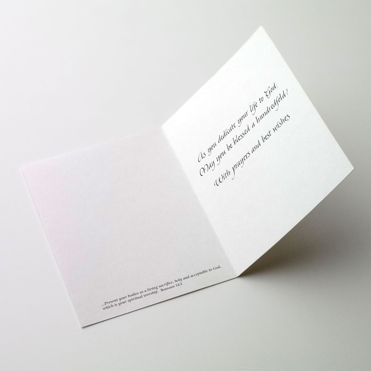 Consecrated to Christ... - Religious Profession Congratulation Card