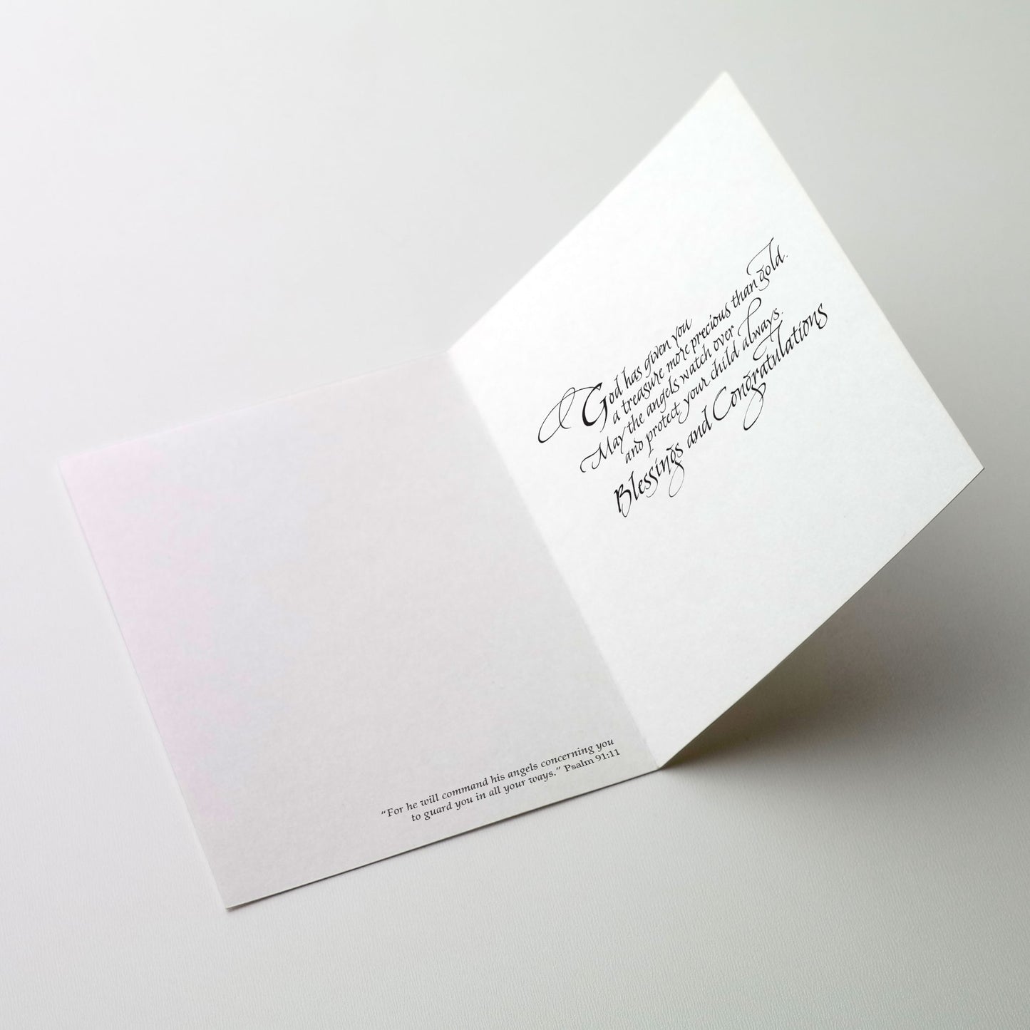 Children Are a Gift of God - Baby Congratulations Card