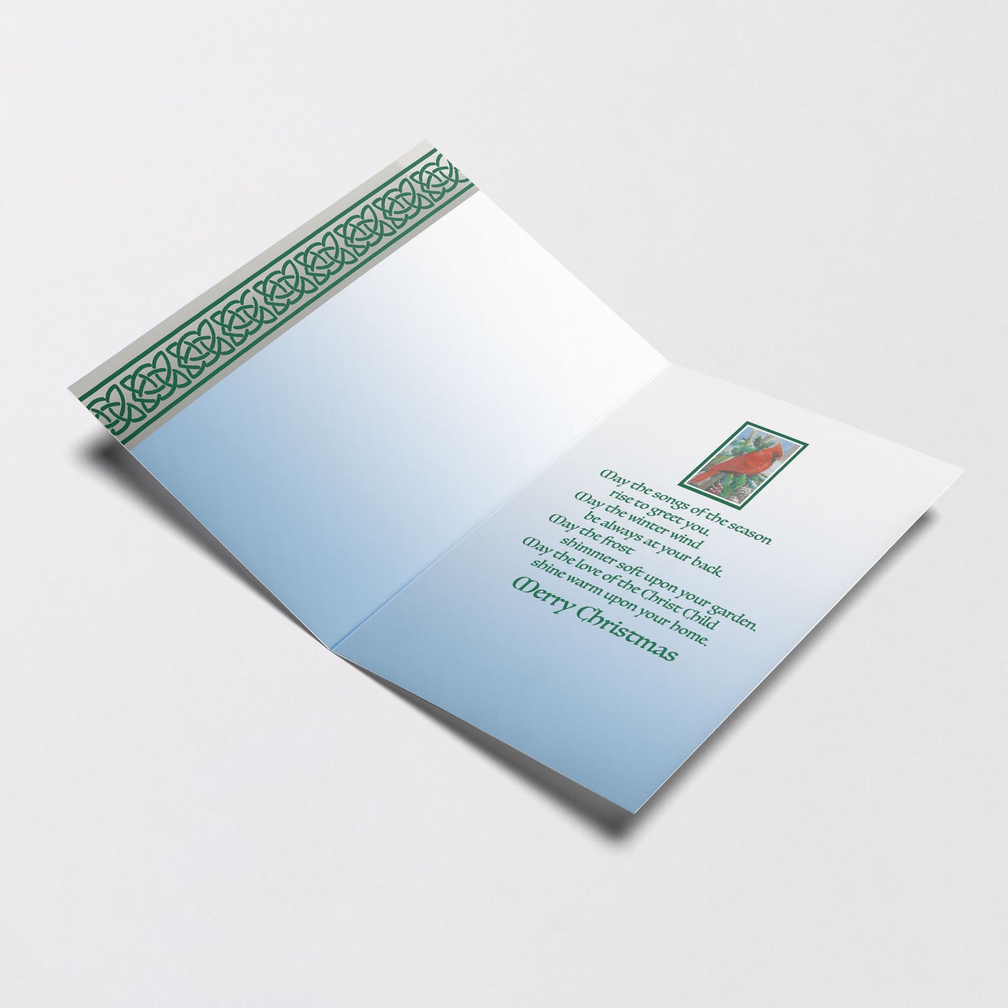 Irish Blessings - Splendor of Christmas Card Personalized