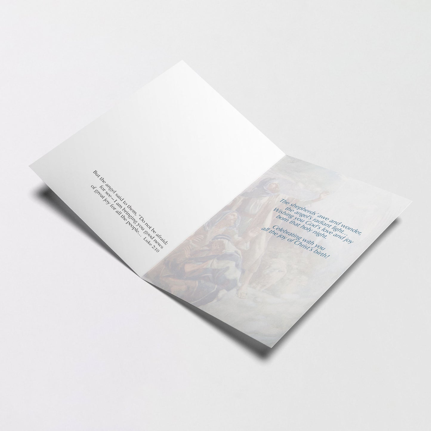 Joy - Splendor of Christmas Card Personalized