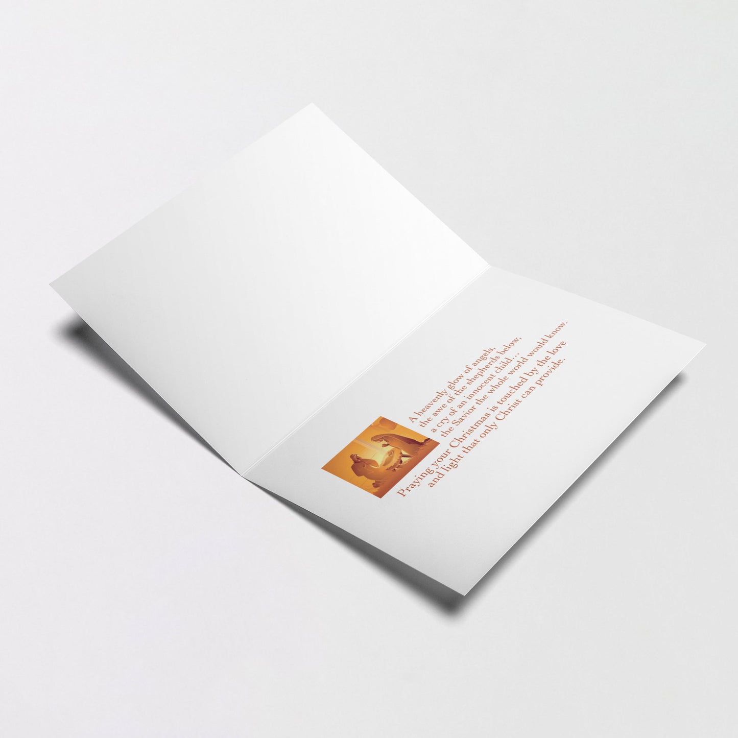 Glory - Splendor of Christmas Card Personalized