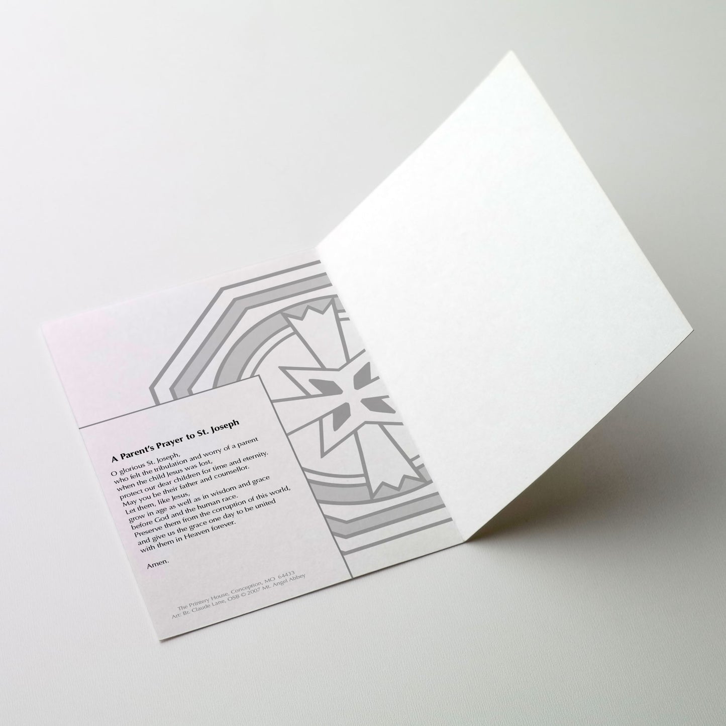 Calling Upon God... - St. Joseph Keepsake Prayer Card