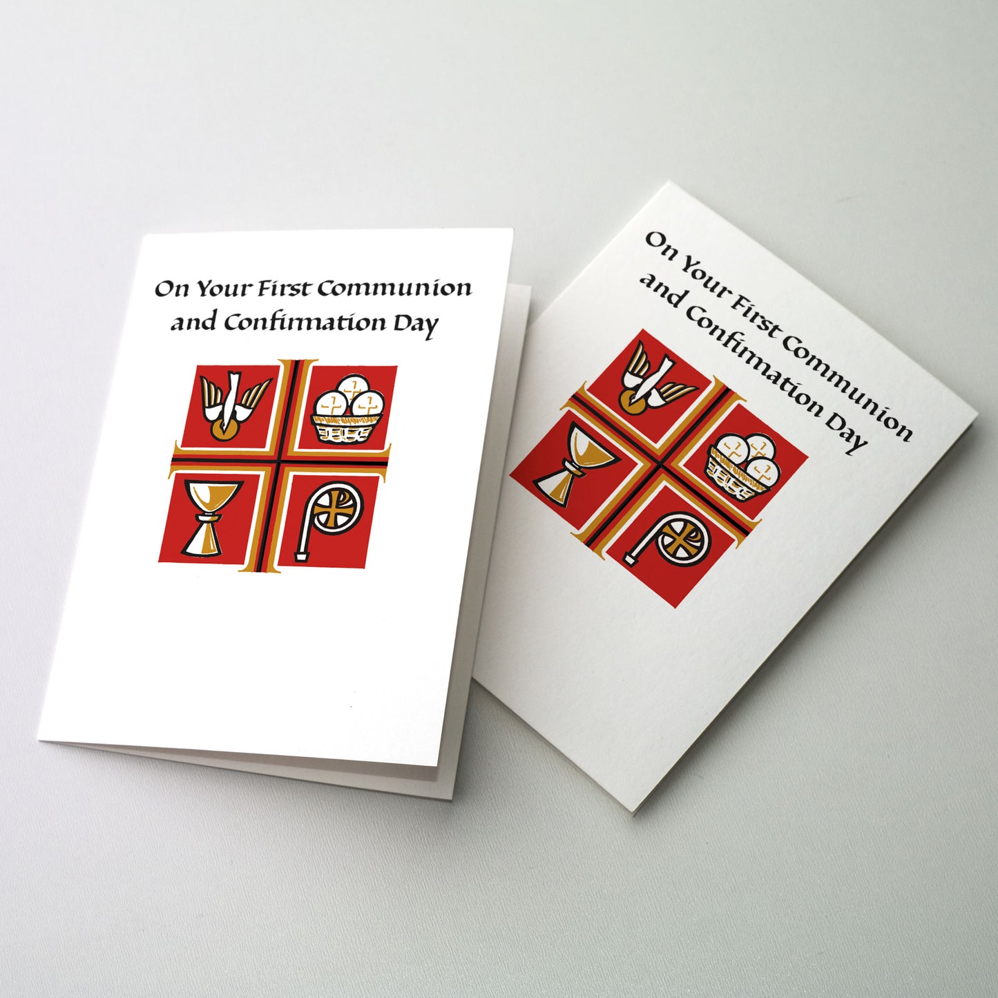 On Your Confirmation and First Communion Day - Combined First Communion and Confirmation Card