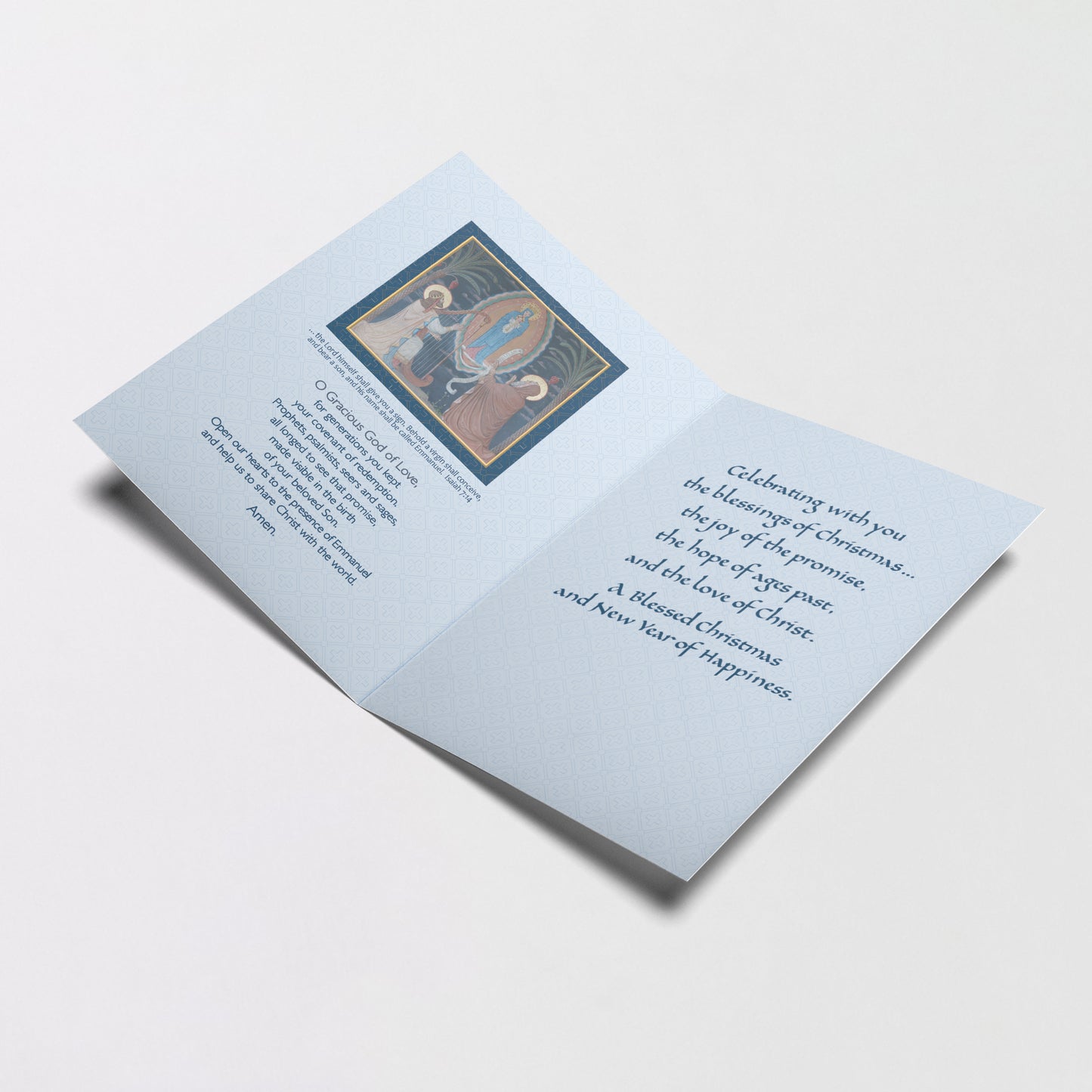 Vision of the Virgin - Majesty of Christmas Card