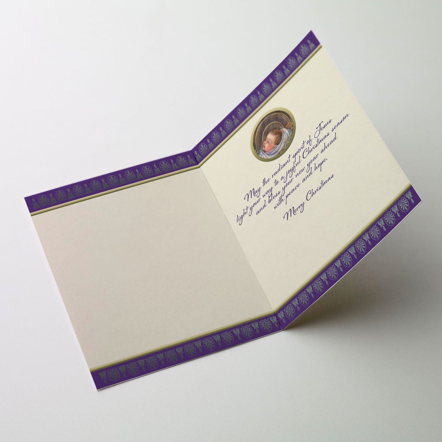 In Jesus, Everlasting Hope Is Born - Majesty of Christmas Card Personalized