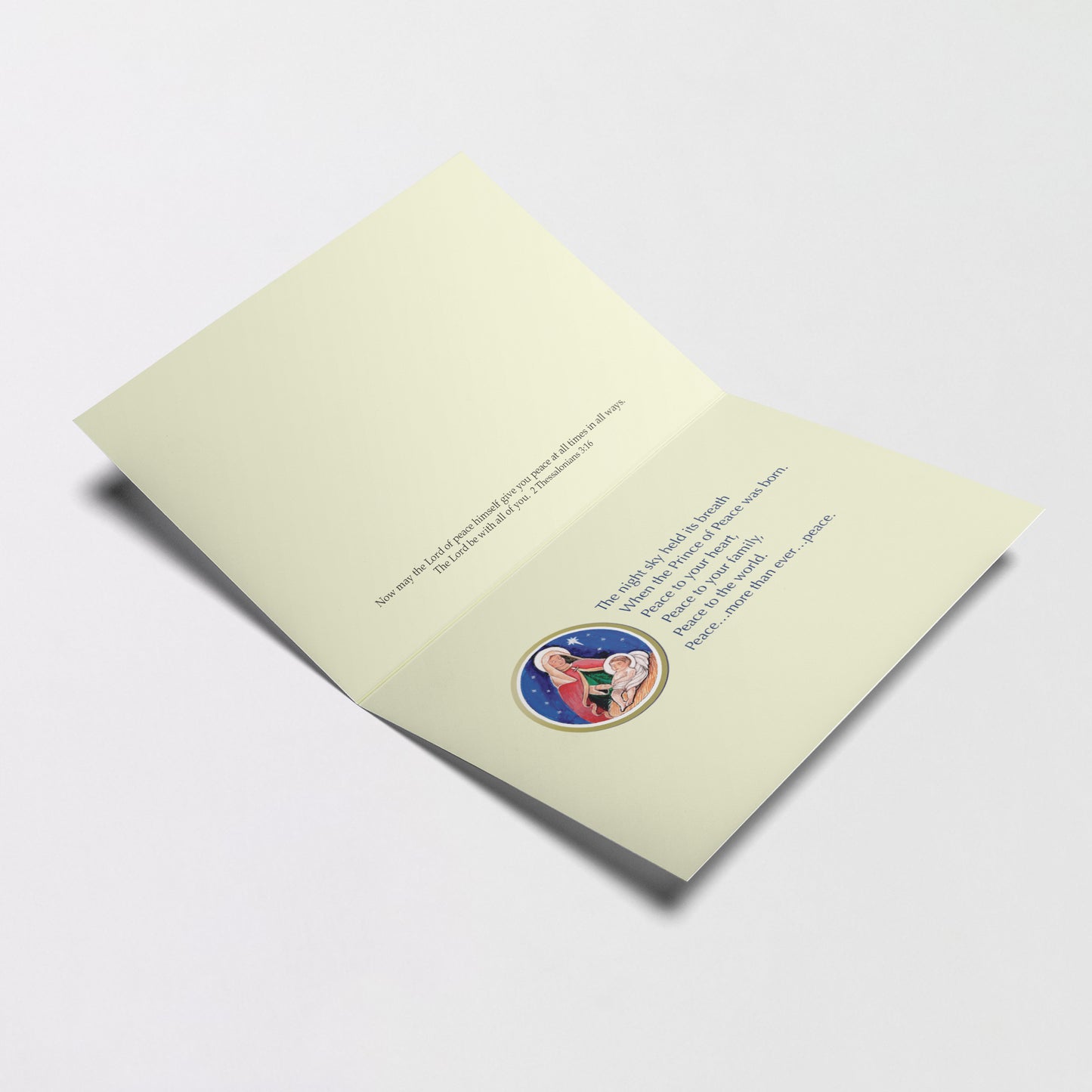 Peace - Majesty of Christmas Card Personalized