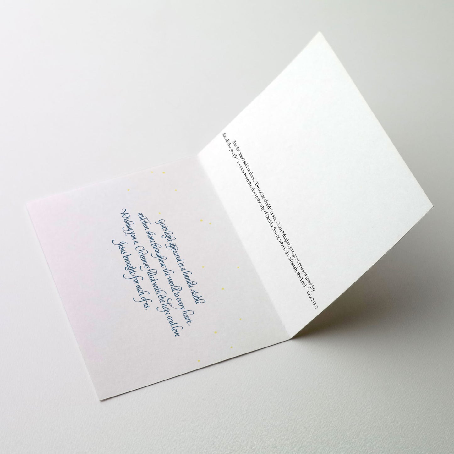 Let Earth Receive Her King Majesty of Christmas Card Personalized