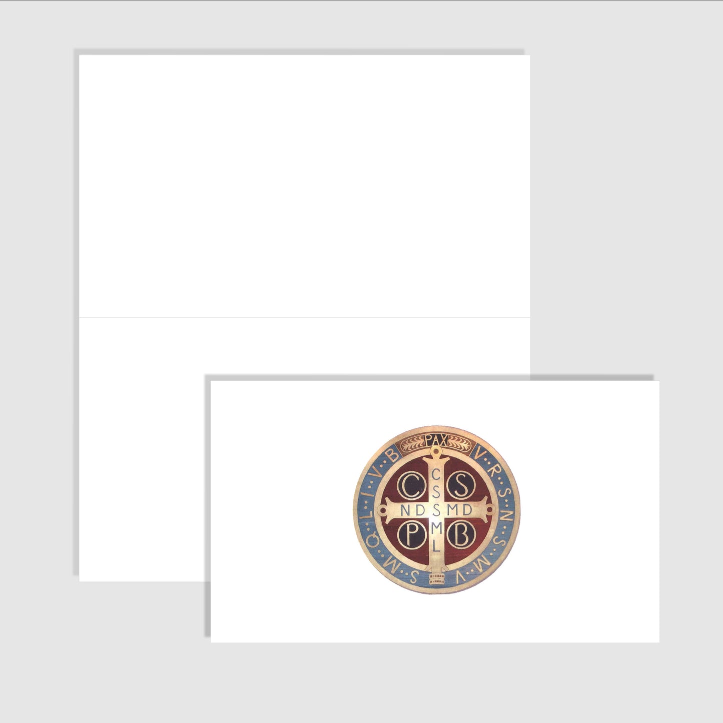 Seal of St. Benedict - Personalized Folded Note