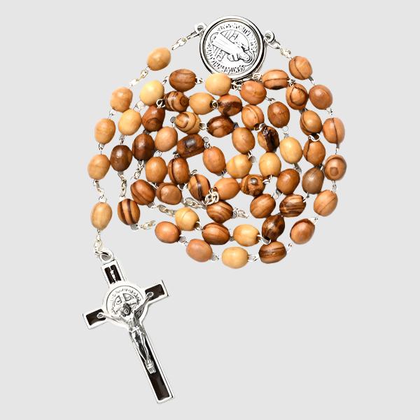 Wood Rosary Olive Wood Rosary Our Lady Of Clear Creek Abbey