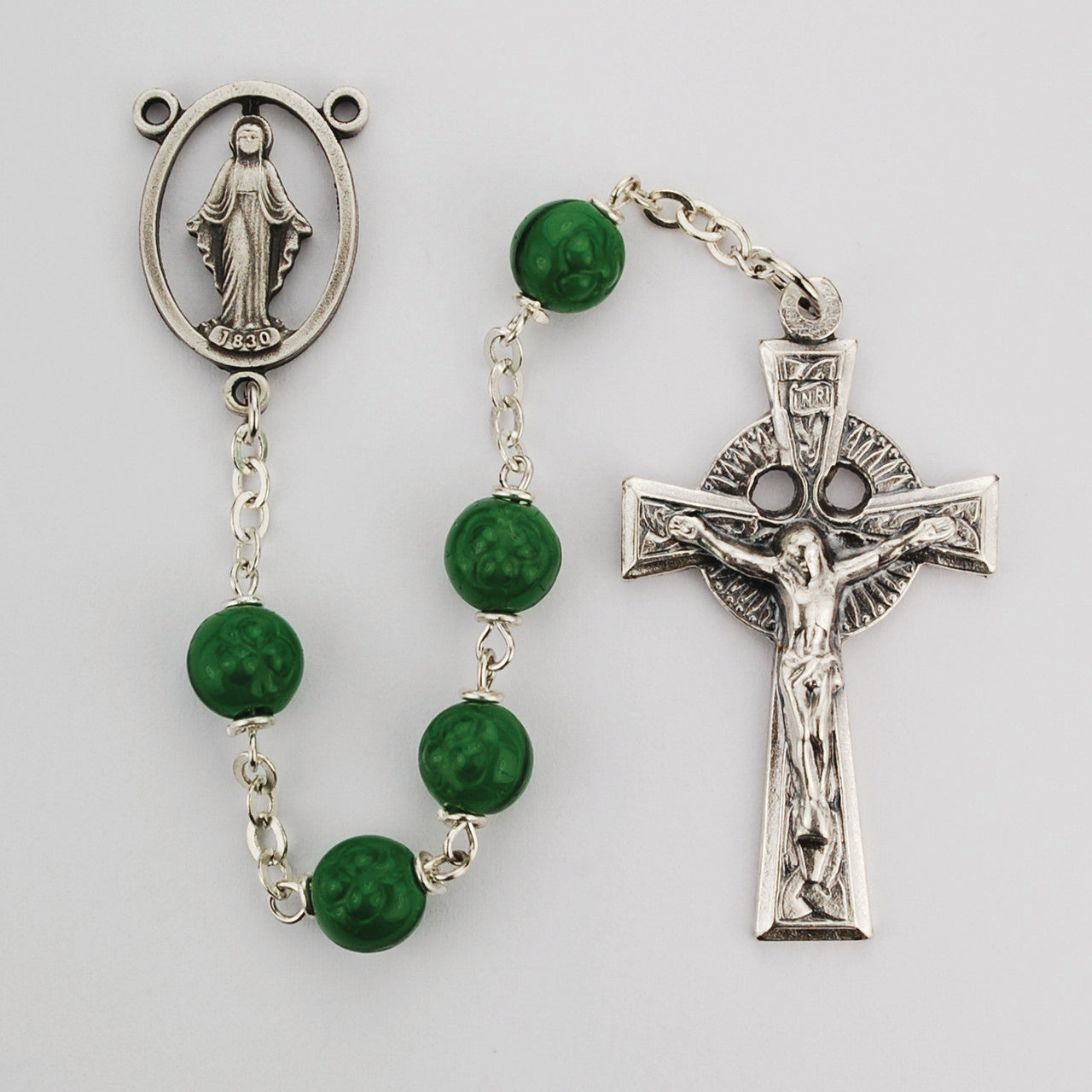 Green Shamrock Rosary