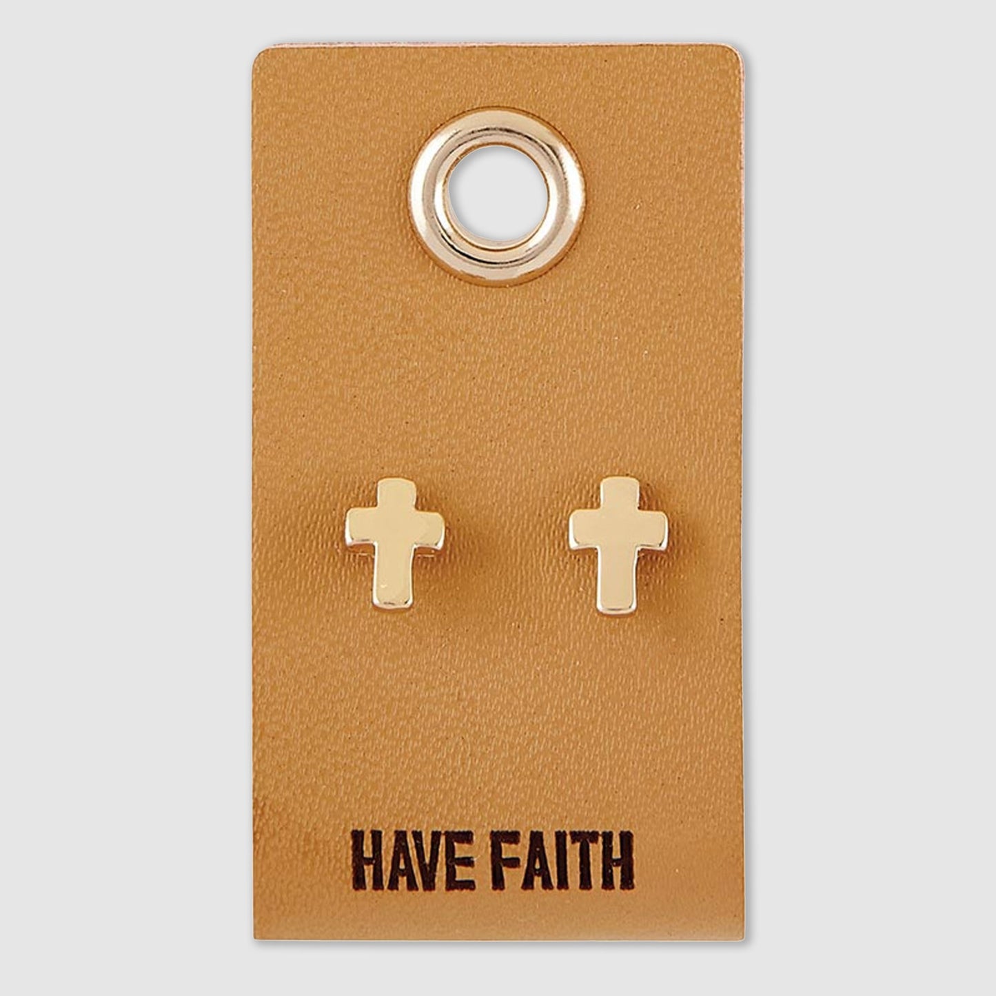 Have Faith Cross Earrings