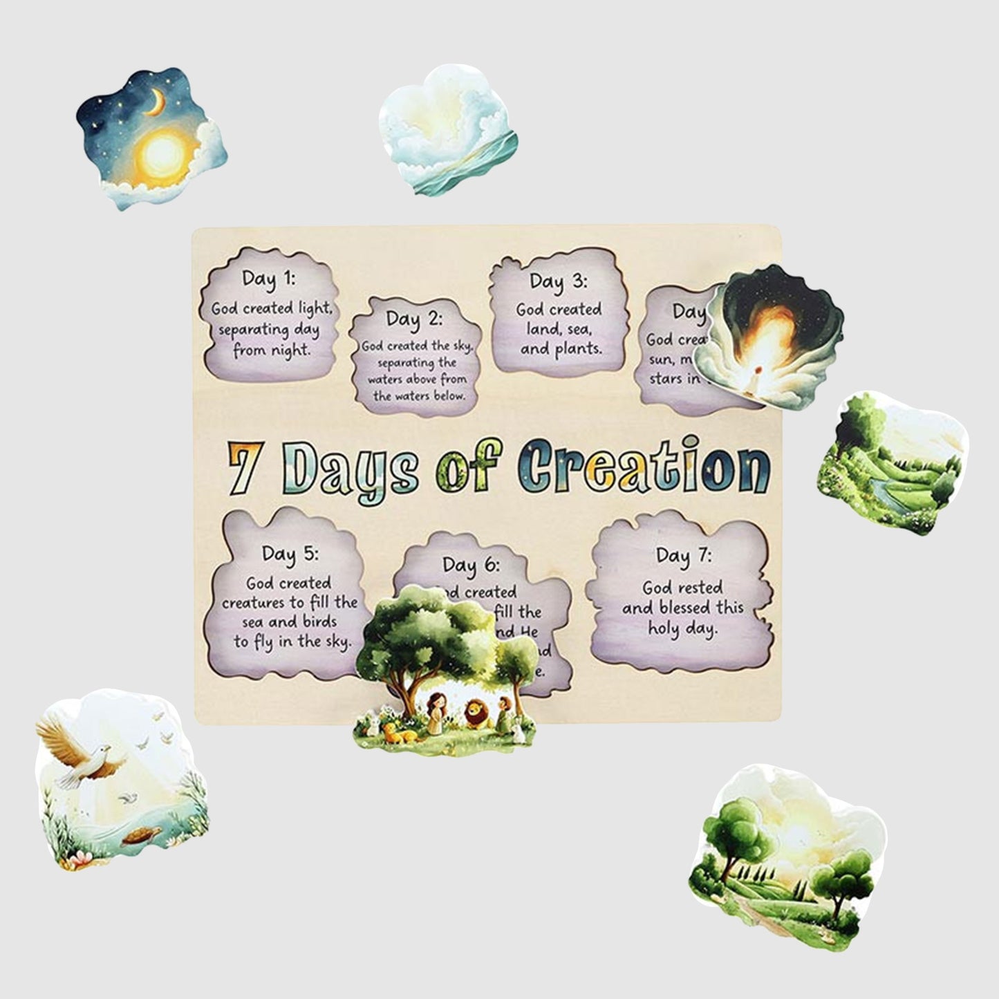 7 Days of Creation Story Puzzle