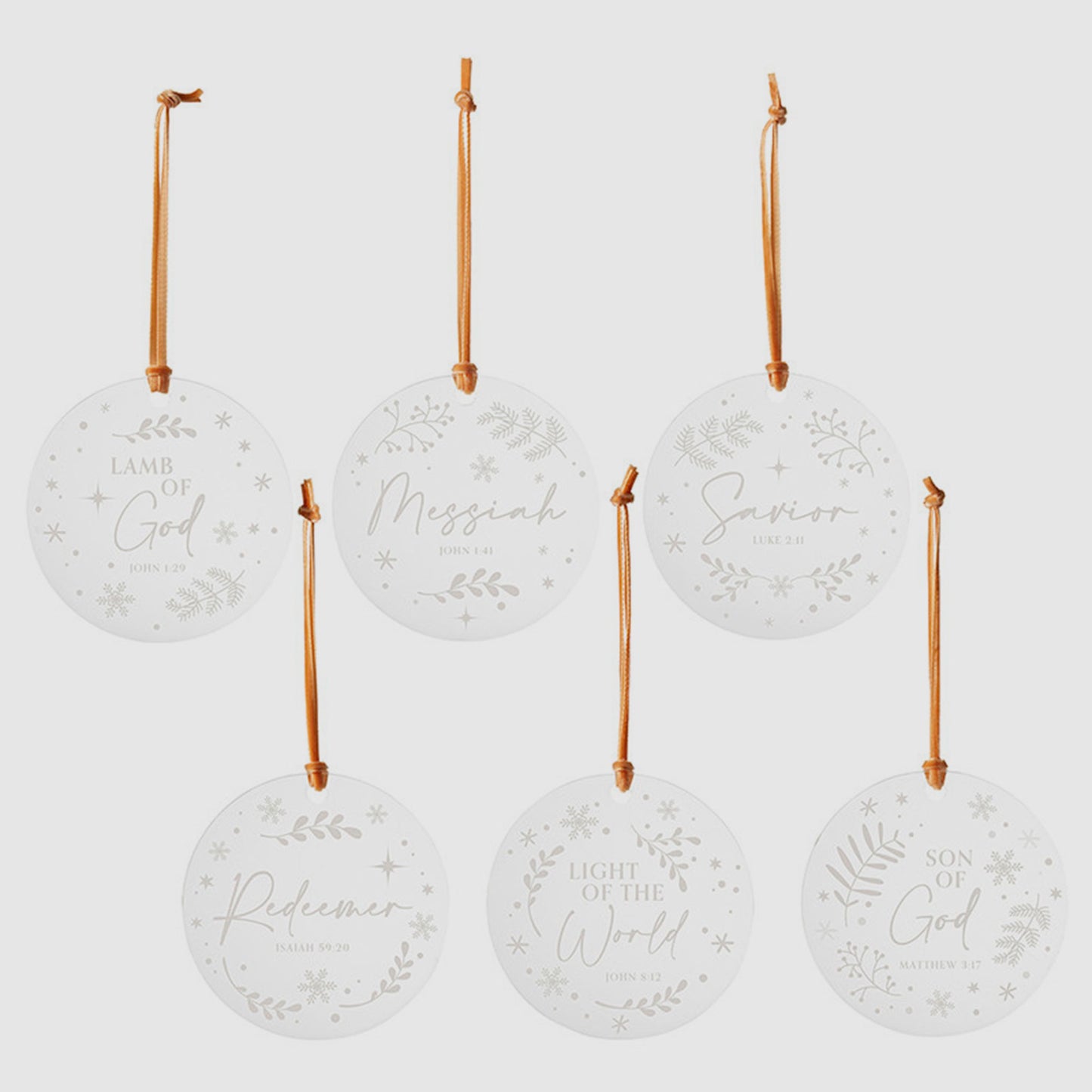 Names of Jesus Ornament Collection