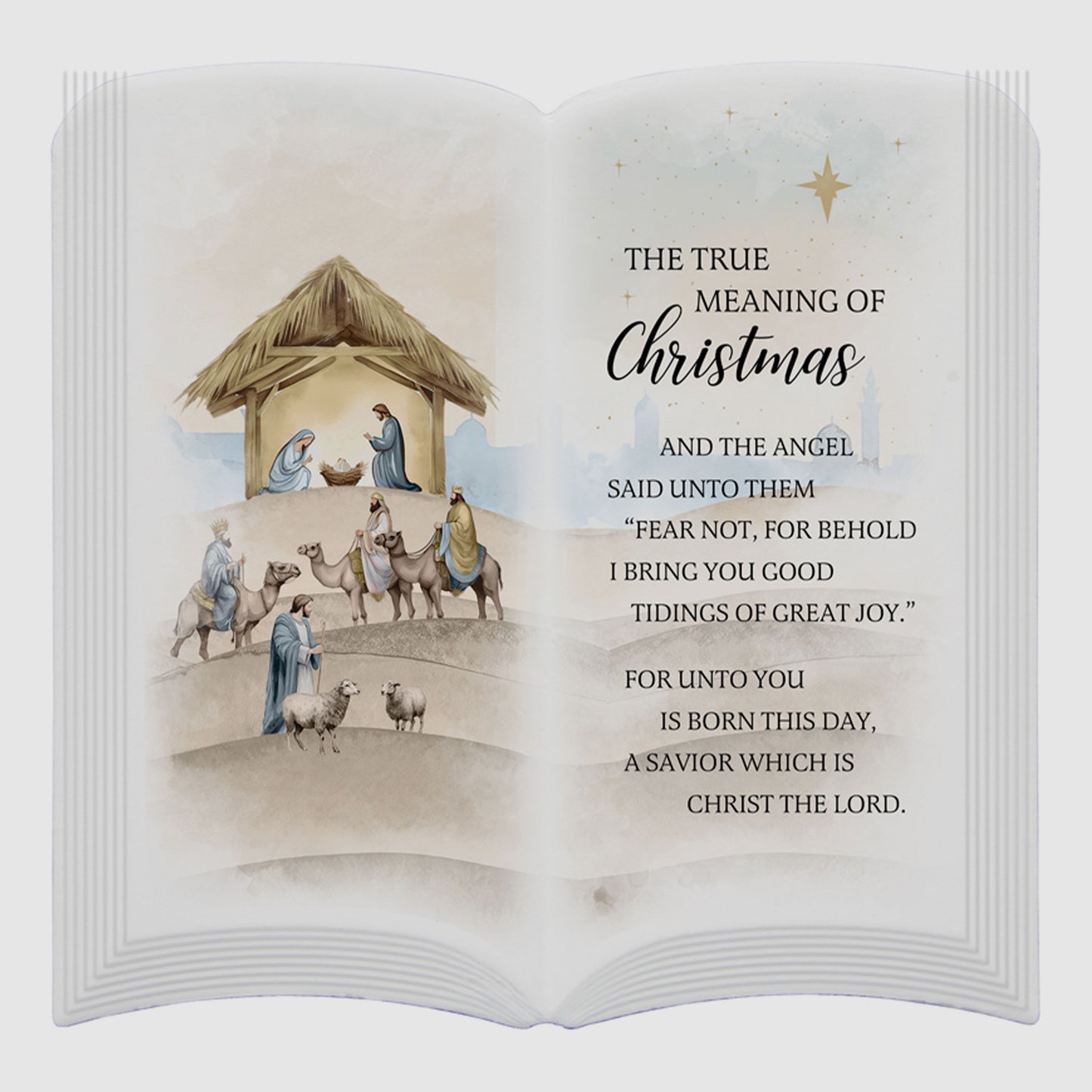 Christmas Story Easel Plaque