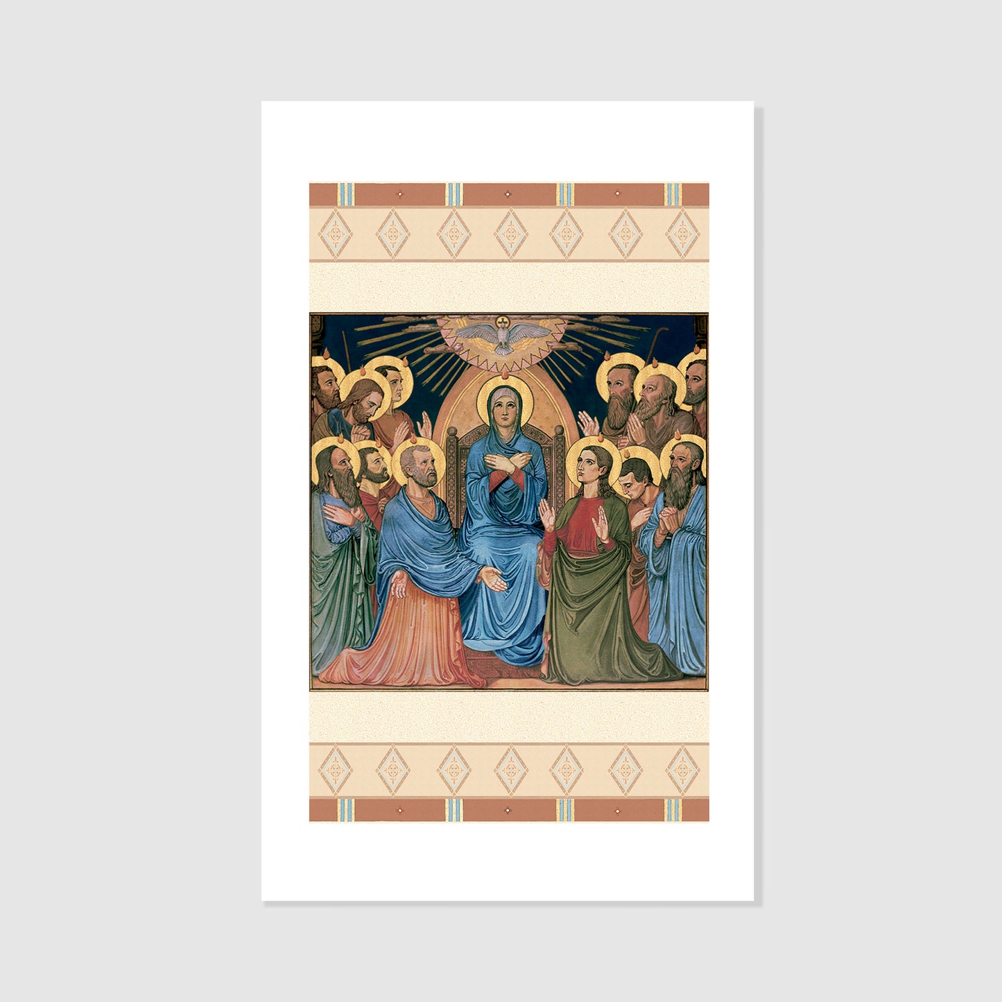 Descent of the Holy Spirit - Holy Card Personalized