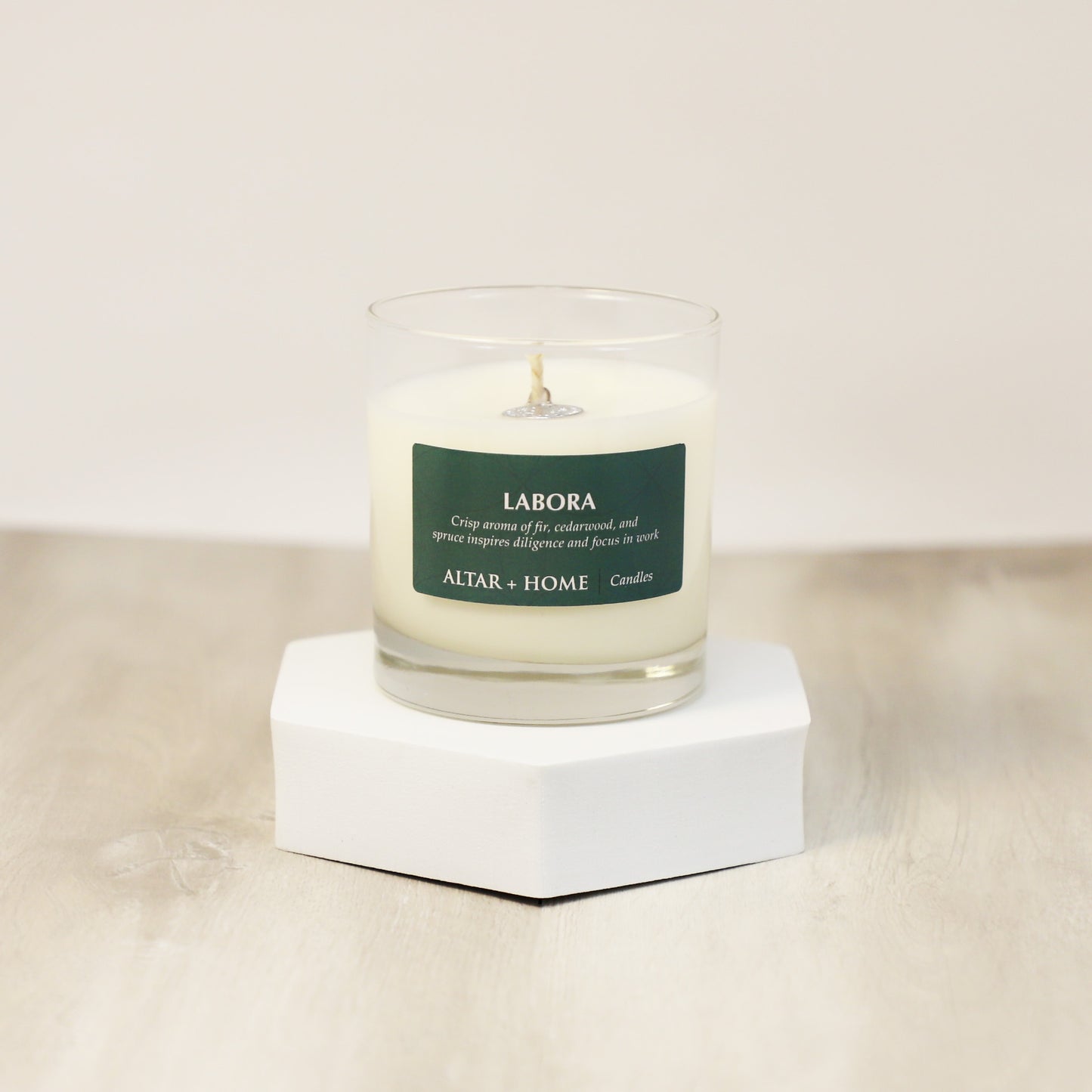 Labora - Scented Candle (White Wax)