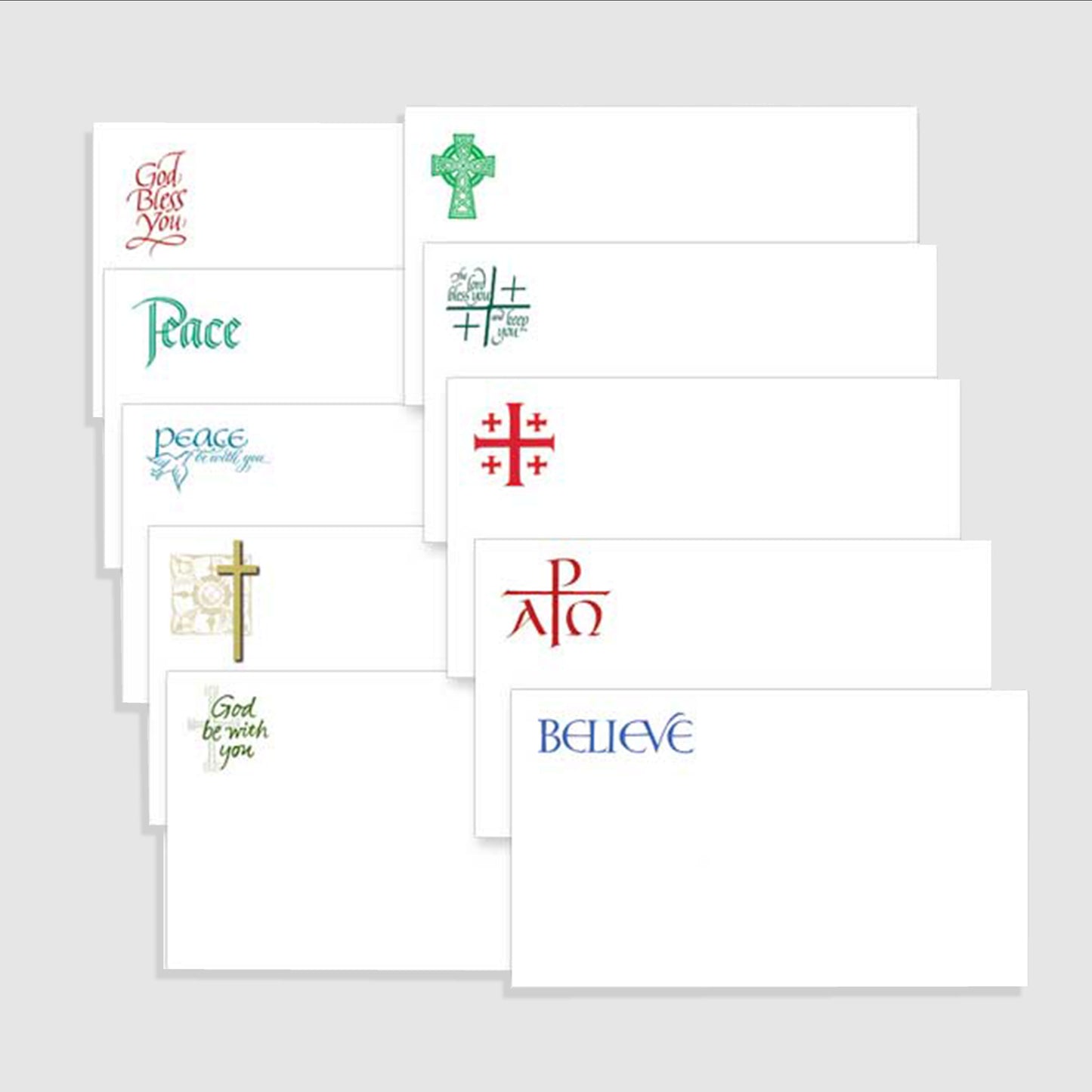 Notecard Assortment - 100 Assorted Note Card with envelopes